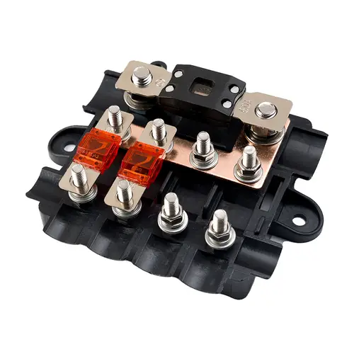 Sicherungshalter 1 x Mega + 4 x Midi Sicherung inkl. Busbar Sicherungshalter 1 x Mega + 4 x Midi Sicherung inkl. Busbar