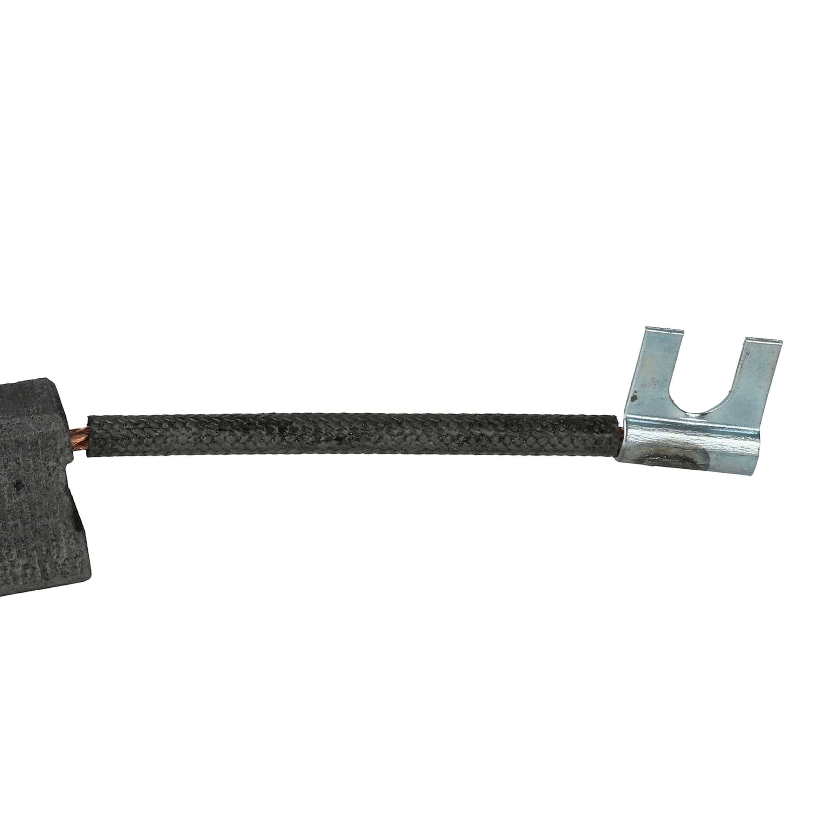 vhbw 2x Kohlebürste 6,3 x 12,5 x 22 mm kompatibel mit Bosch 0601121060 Elektrowerkzeug