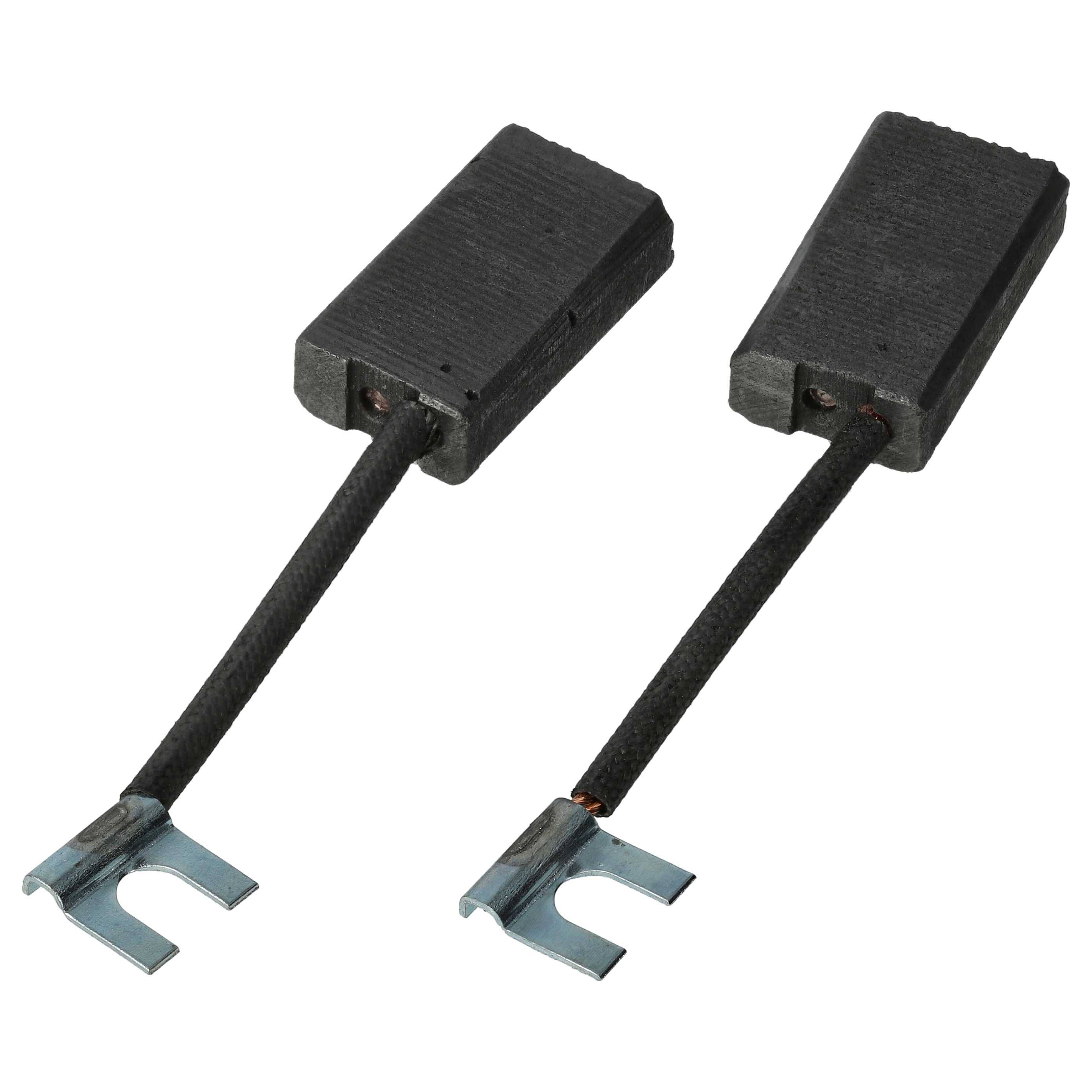 vhbw 2x Kohlebürste 6,3 x 12,5 x 22 mm kompatibel mit Bosch GPO 12 E 0601366741, 0601366742, 0601366740 Elektrowerkzeug