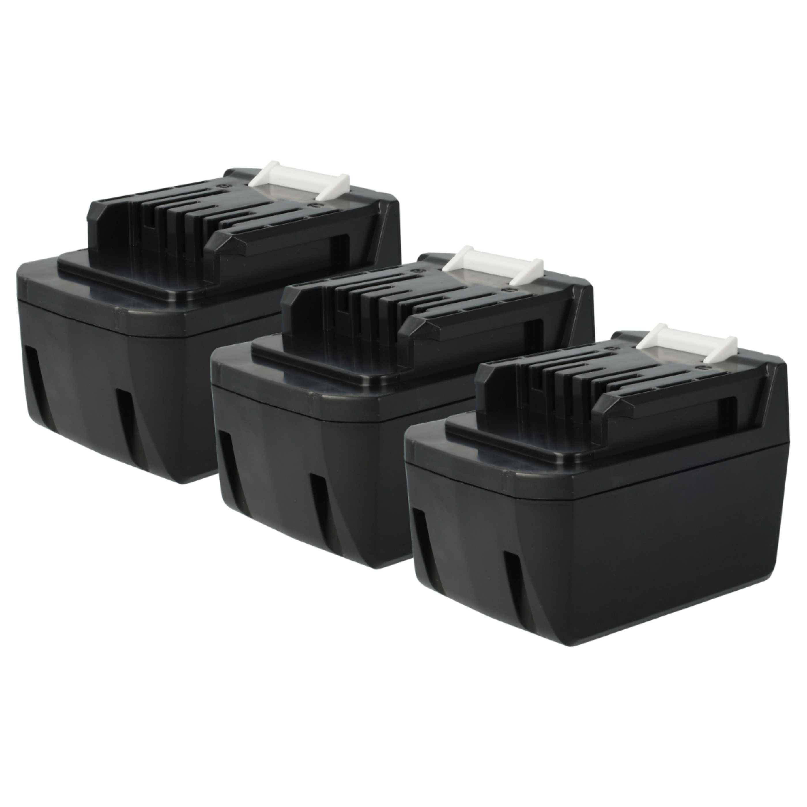 EXTENSILO 3x Akku Ersatz für Makita BL1440G für Werkzeug (5000 mAh, Li-Ion, 14,4 V)