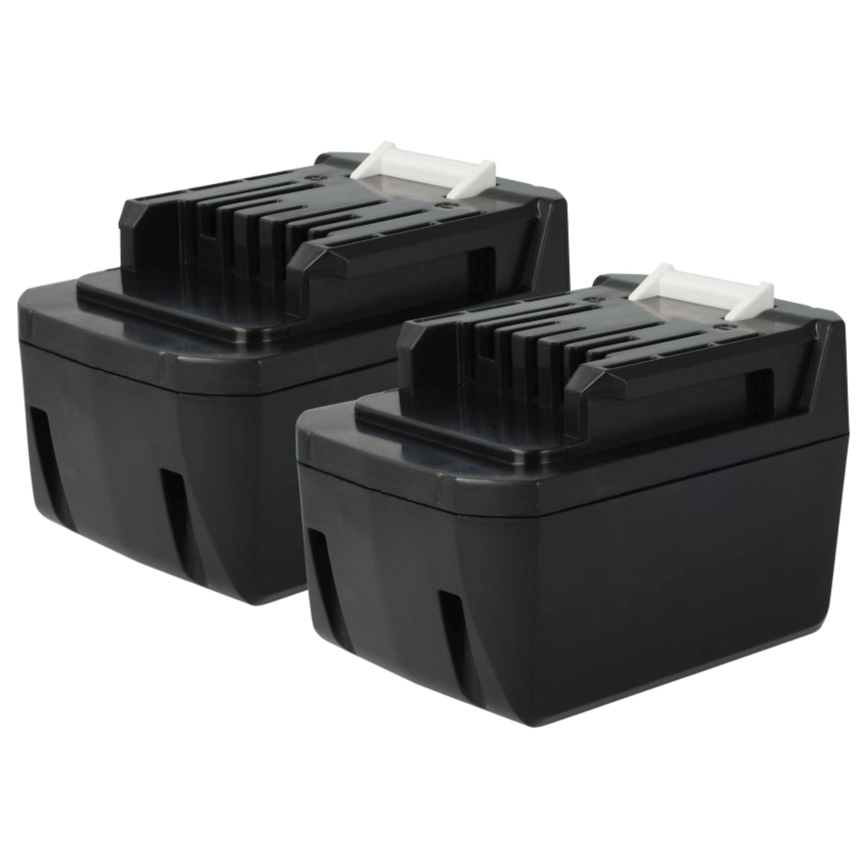 EXTENSILO 2x Akku kompatibel mit Makita BTD136RFE, BHR162ZJ, BHR162RFJ, BTD134RFE, BTD136RFJ Werkzeug (5000 mAh, Li-Ion, 14,4 V)