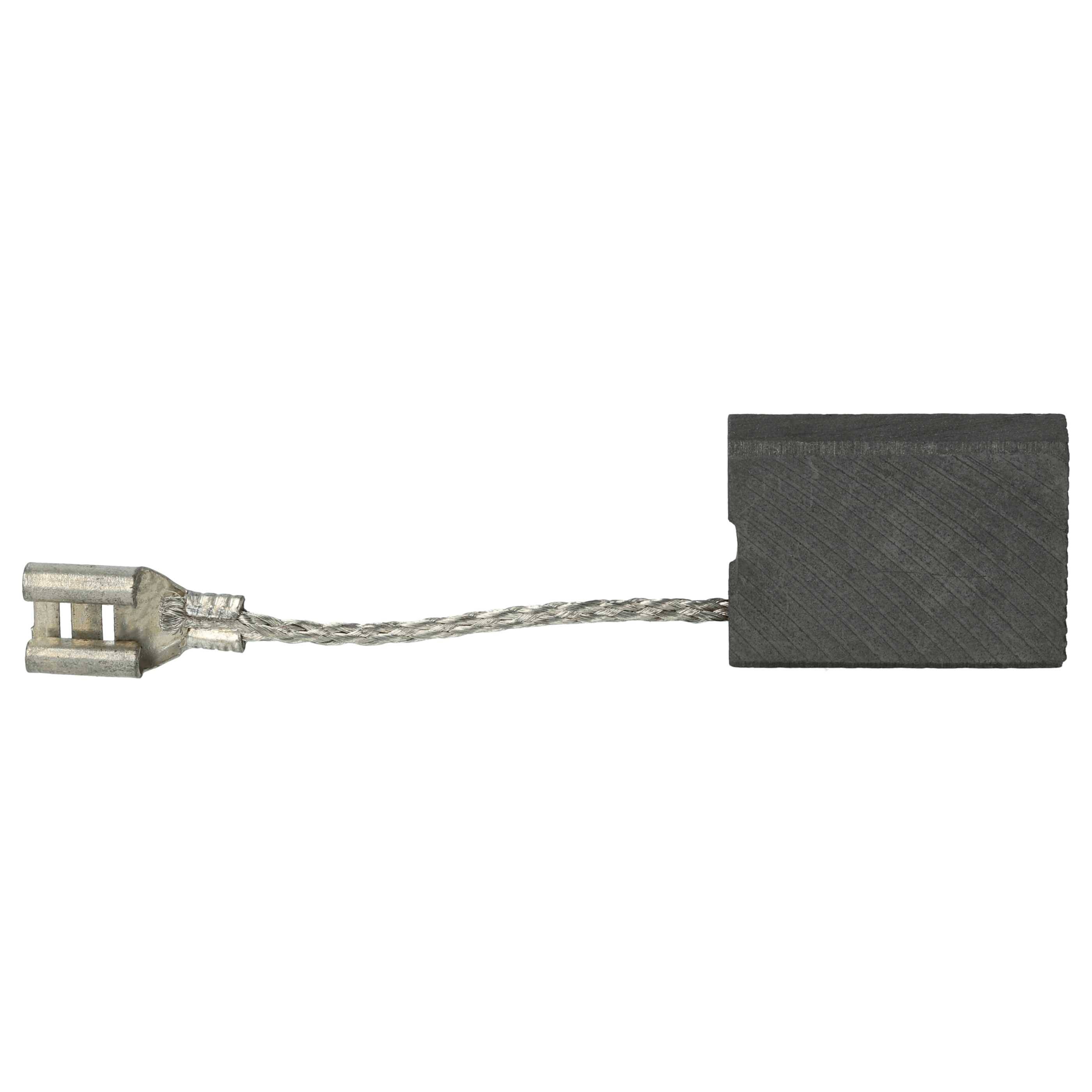 vhbw 2x Kohlebürste kompatibel mit Bosch 3 601 H83 M01, 3 601 H83 M00, 3 601 H83 101, 3 601 H82 Z00, 3 601 H82 Y01 Elektrowerkzeug - verzinkte Litze