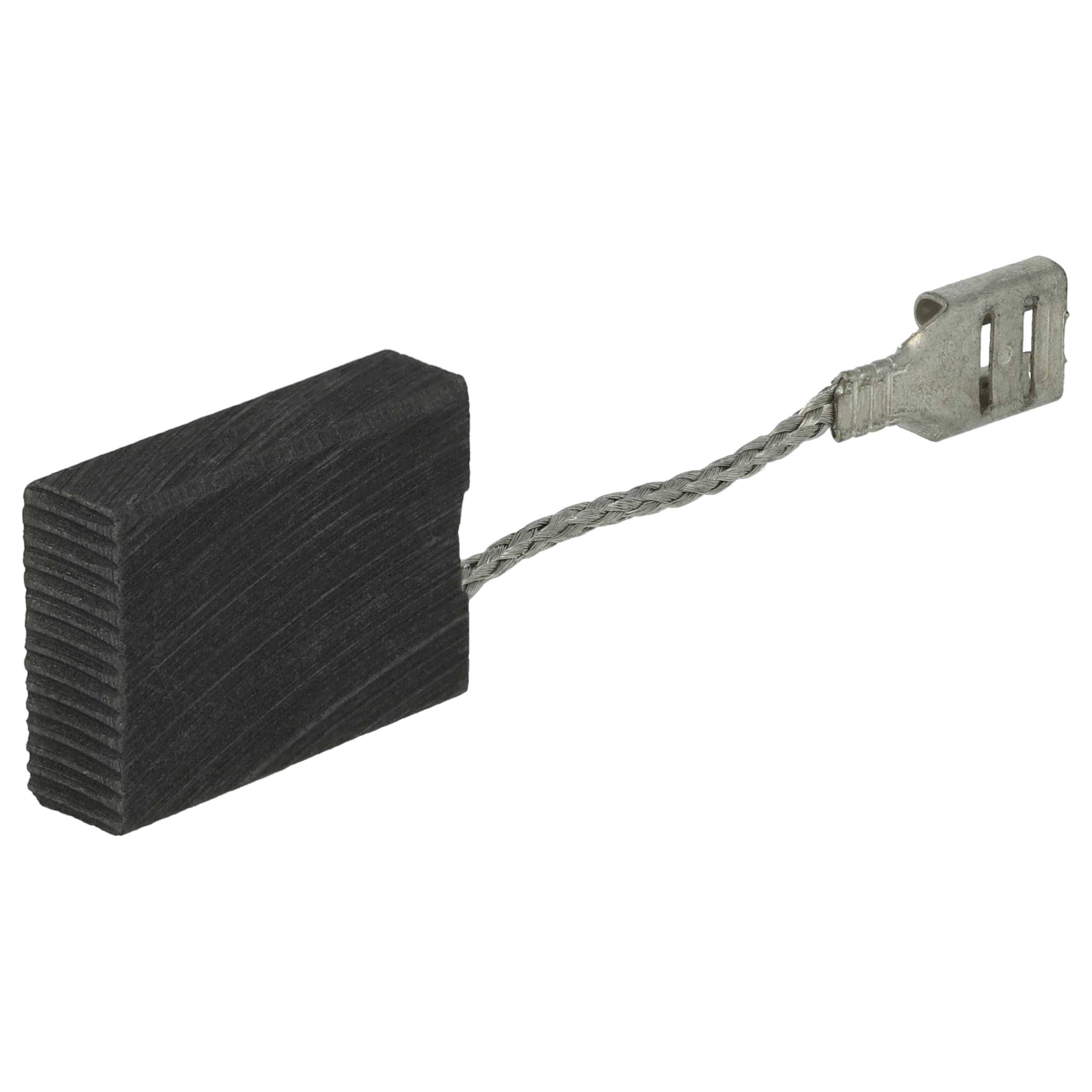 vhbw 2x Kohlebürste kompatibel mit Bosch 3 601 H83 M01, 3 601 H83 M00, 3 601 H83 101, 3 601 H82 Z00, 3 601 H82 Y01 Elektrowerkzeug - verzinkte Litze