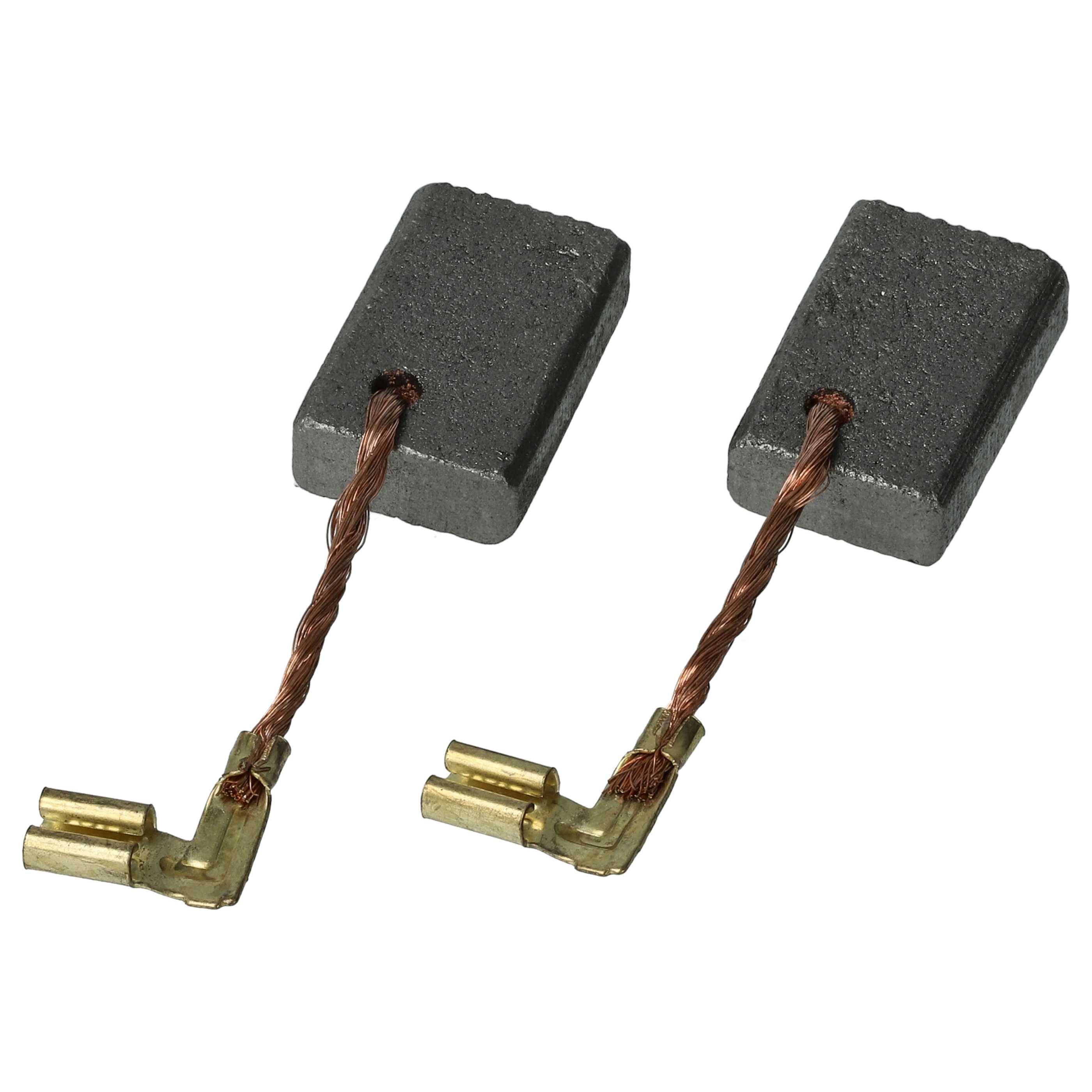vhbw 2x Kohlebürste 4,9 x 10,9 x 16,5 mm kompatibel mit Makita 9565CV, 9565, 9564, 9564CVL, 9564CV, 9563CV, 9561CV, 9560CV Elektrowerkzeug