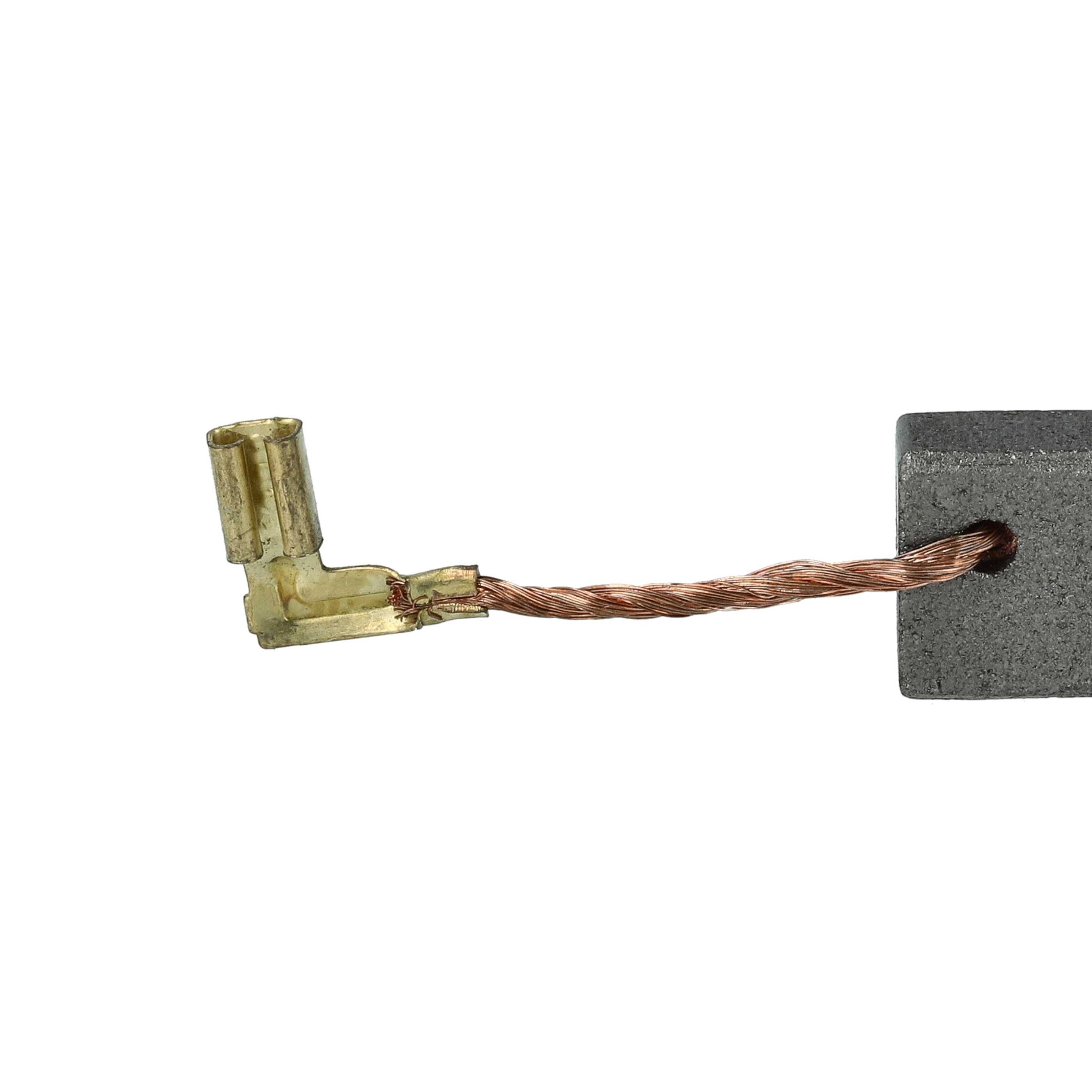 vhbw 2x Kohlebürste 4,9 x 10,9 x 16,5 mm kompatibel mit Makita 9565CV, 9565, 9564, 9564CVL, 9564CV, 9563CV, 9561CV, 9560CV Elektrowerkzeug