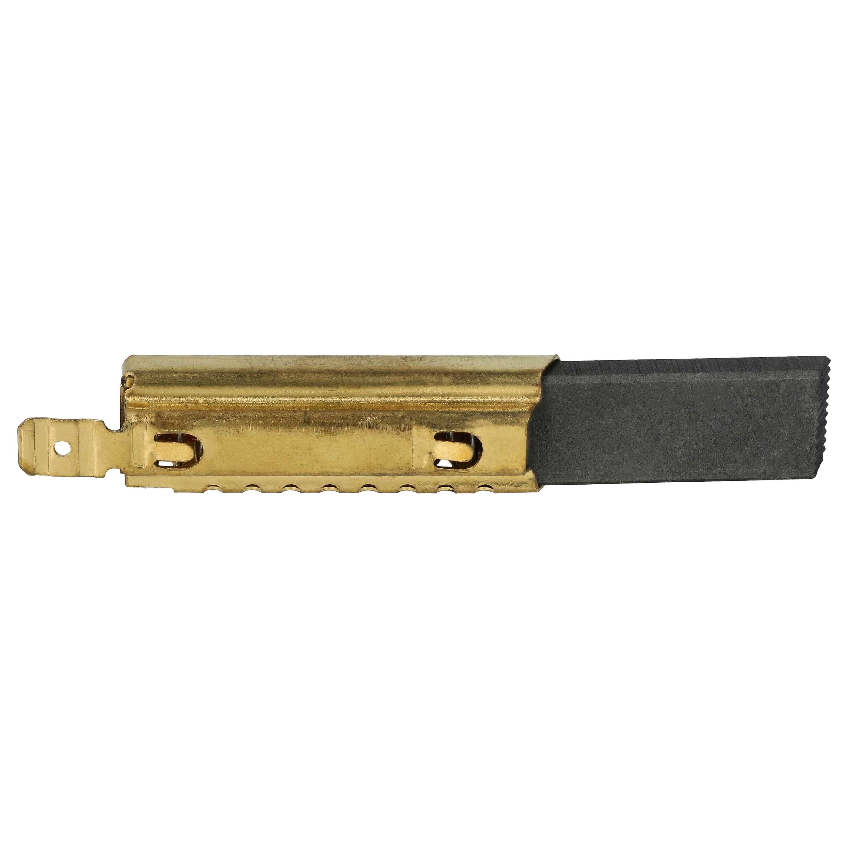 vhbw 2x Kohlebürste kompatibel mit BSH-Gruppe WP13T352, WP13T351, WP13T350, WP12T591, WP12T590, WP12T582, WP13T541, WP13T540 Waschmaschine