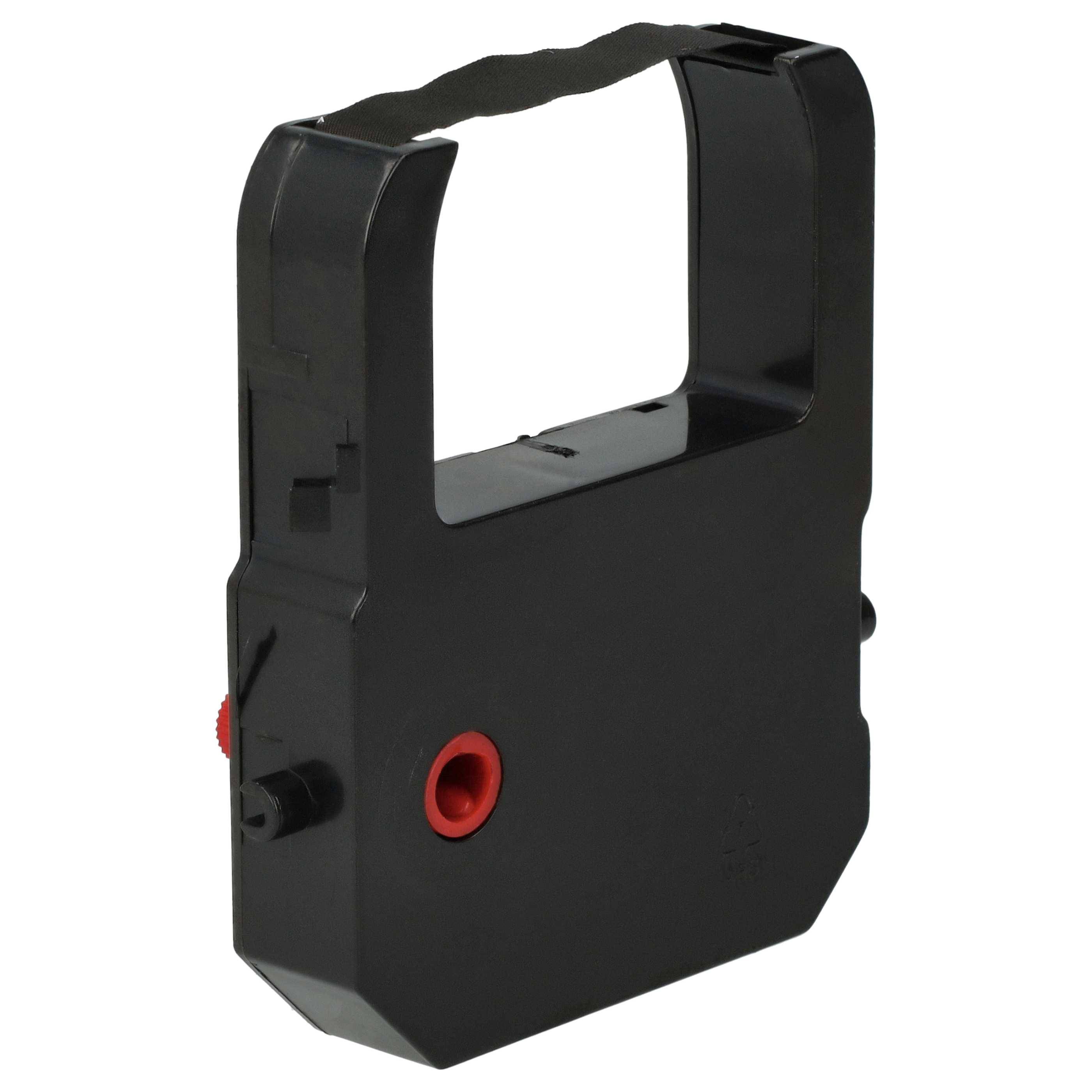 vhbw 1x Farbband Schriftband kompatibel mit Bürk ZR310 | TR-1000, K895, K800 / K875, BS175 Nadeldrucker, Bondrucker - Schwarz