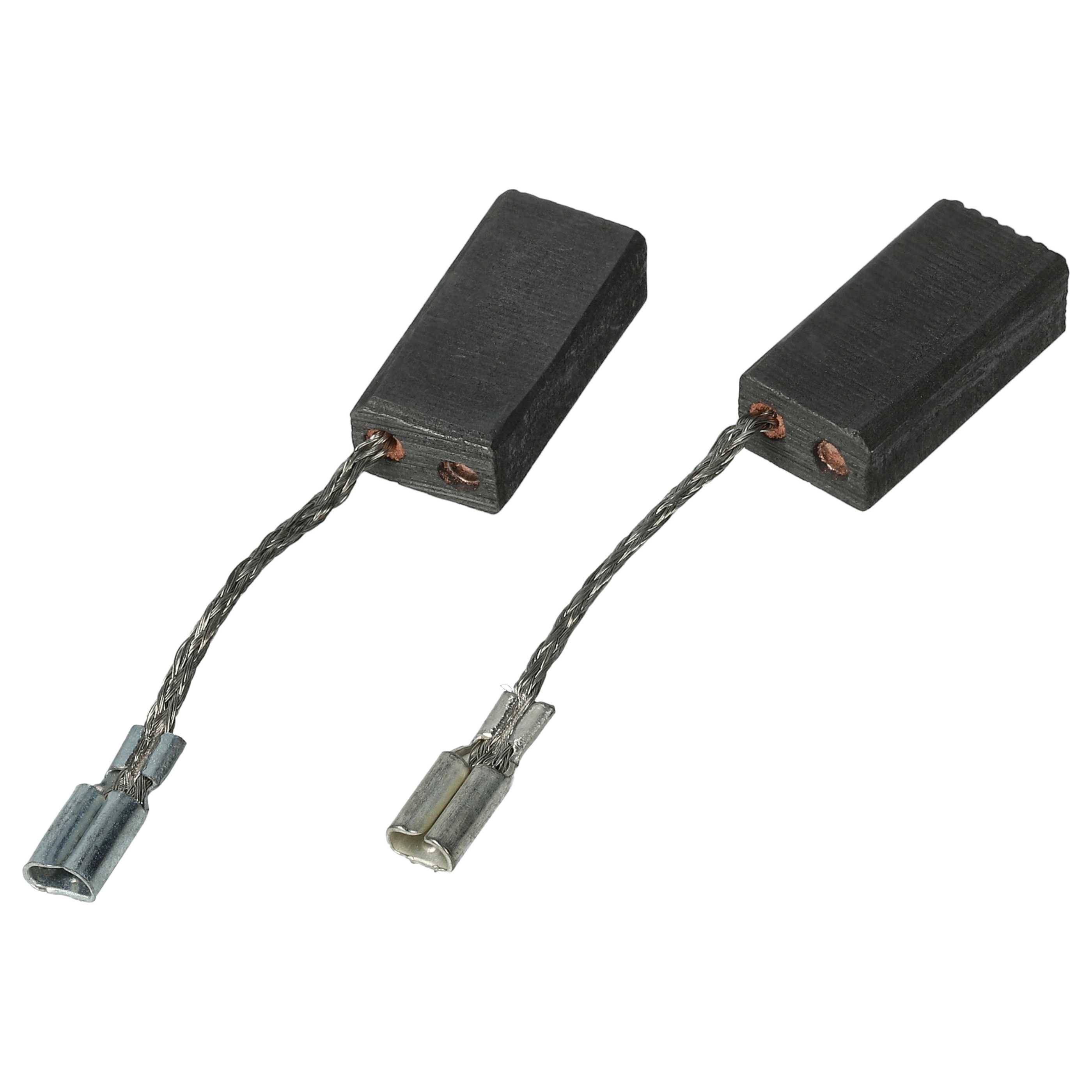 vhbw 2x Kohlebürste 5 x 8 x 16 mm kompatibel mit Bosch 11224VSR 3611B247A0, 3611B24739 Bohrhammer
