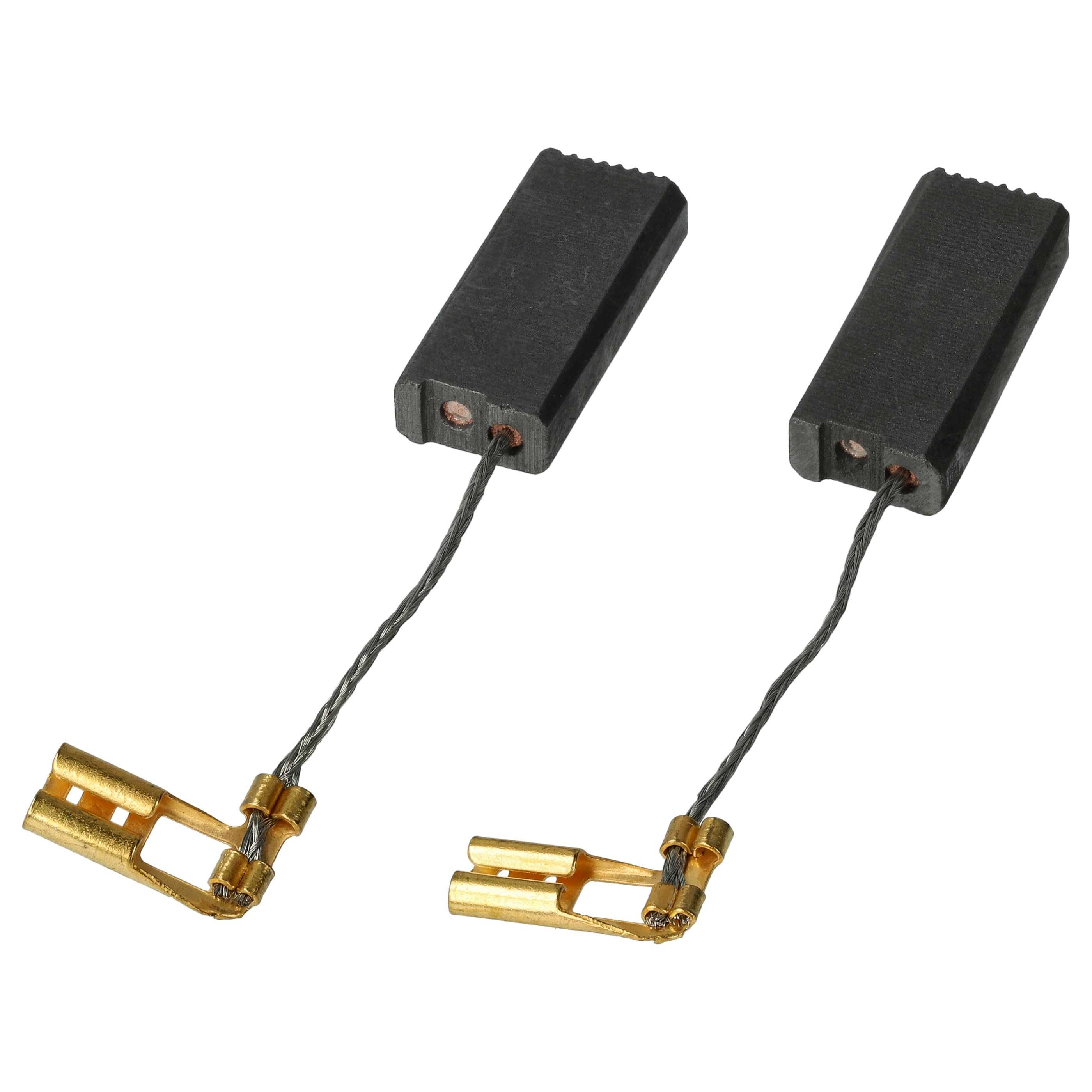 vhbw 2x Kohlebürste 5 x 10 x 23 mm Ersatz für Bosch 1 617 014 137 für Bohrhammer