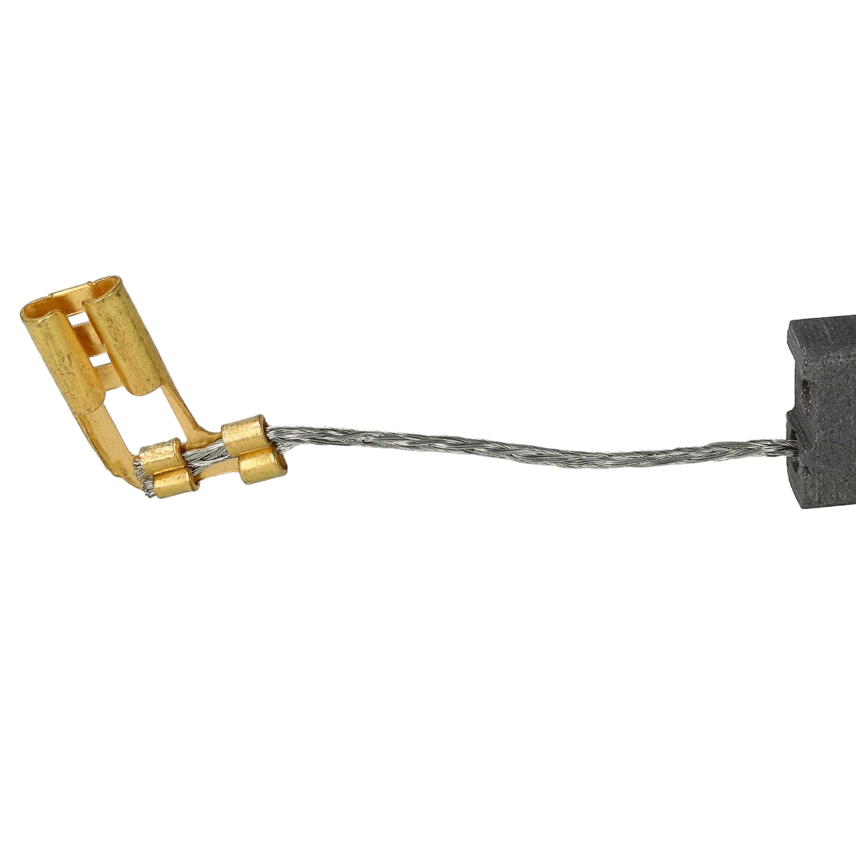 vhbw 2x Kohlebürste 5 x 10 x 23 mm kompatibel mit Bosch GBH 3-28 E 1249768, 1249766 Bohrhammer