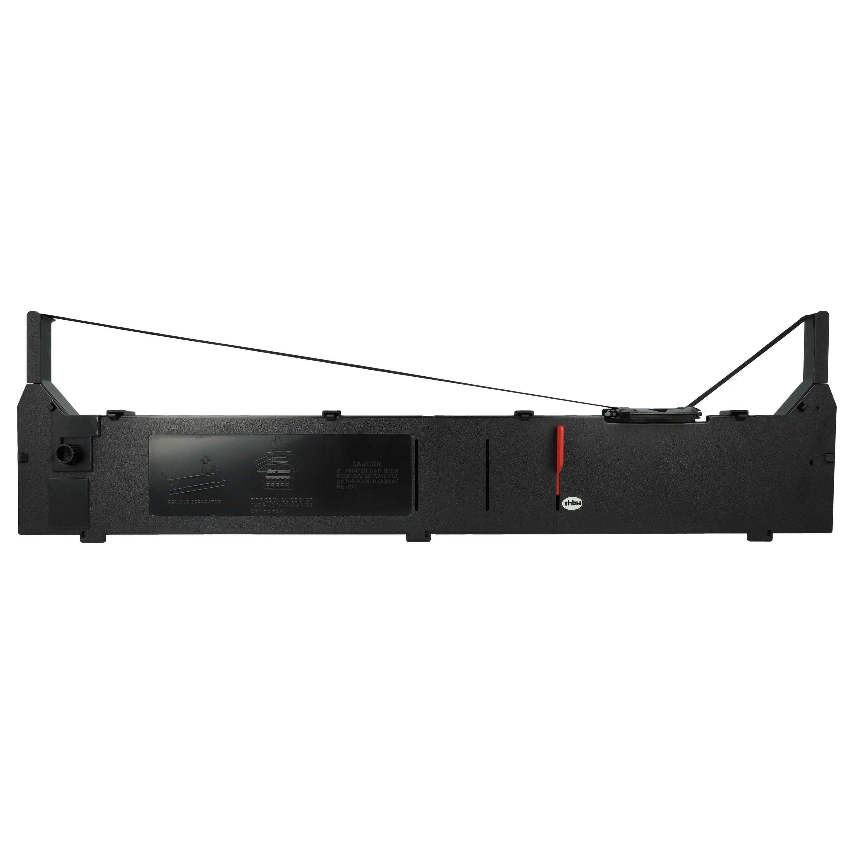 vhbw Farbband Schriftband kompatibel mit Epson DFX 5000 Serie, 5000 Plus, 8500, 8000, 5000 Nadeldrucker, Bondrucker - Schwarz