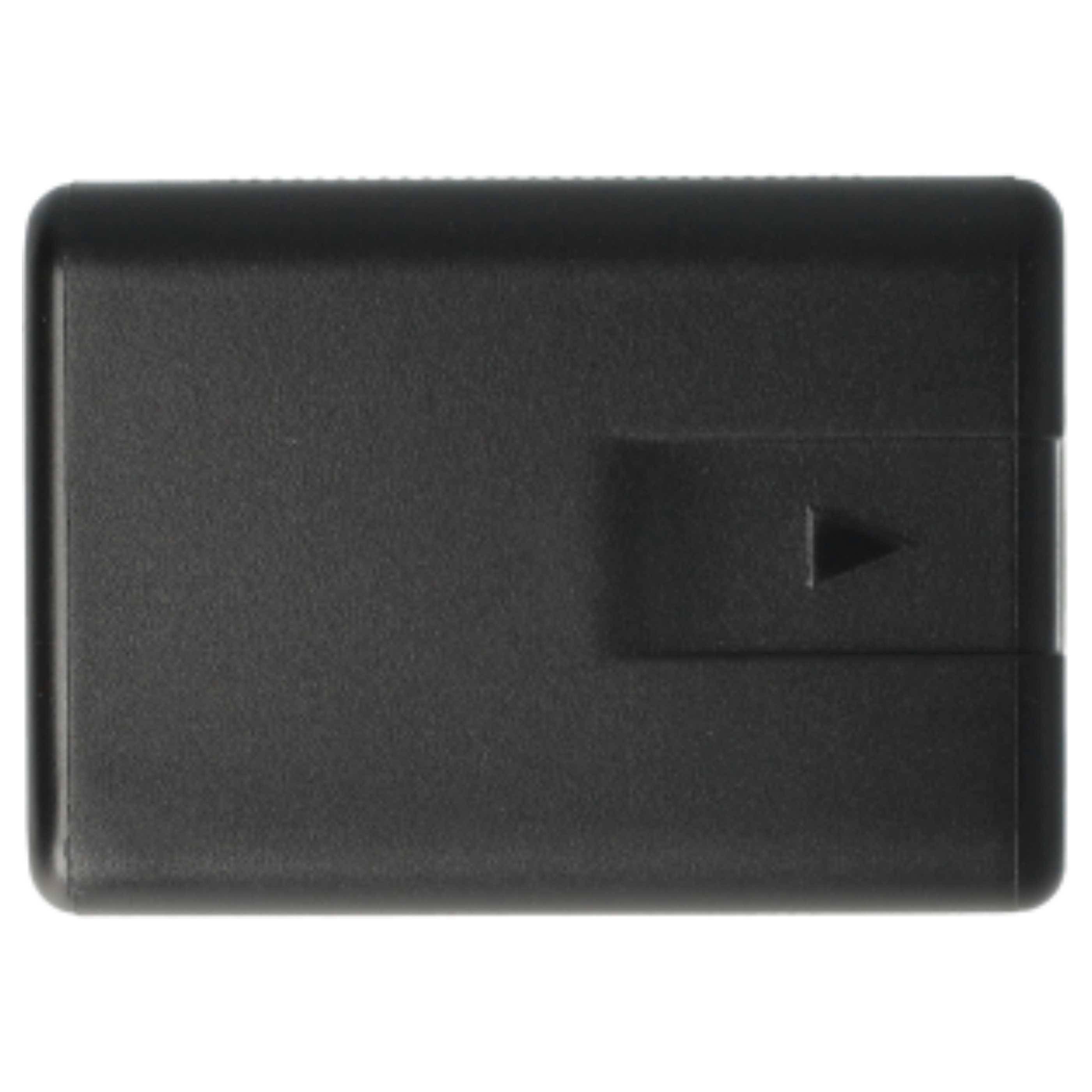 vhbw 3x Akku kompatibel mit Panasonic HDC-TM60, HDC-TM80, HDC-SDX1EG-H Videokamera Camcorder (1600 mAh, 3,6 V, Li-Ion) + Infochip