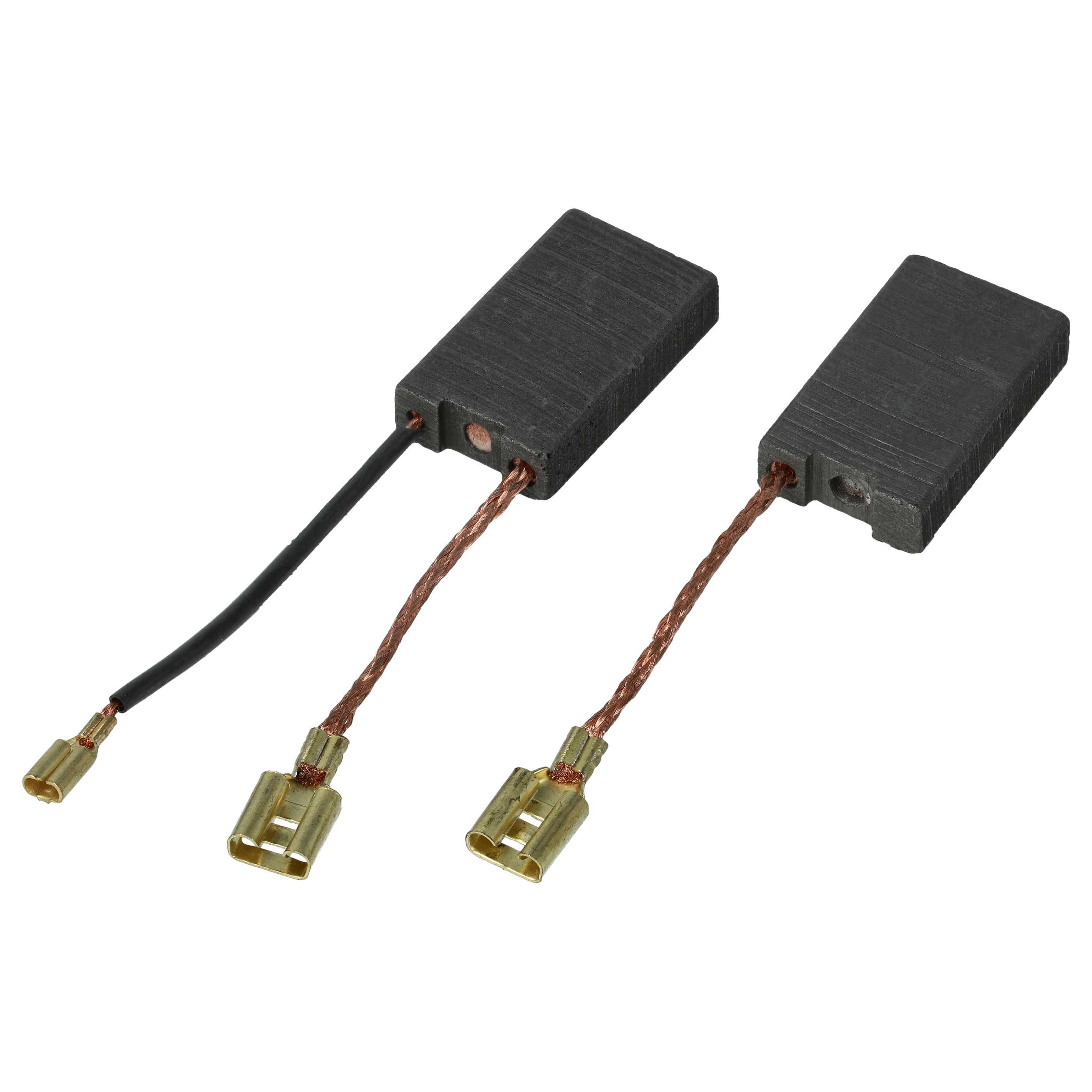 vhbw 2x Kohlebürste 6,2 x 15,9 x 26,1 mm kompatibel mit Bosch GSH 11 VC, 3 611 C36 000 Elektrowerkzeug