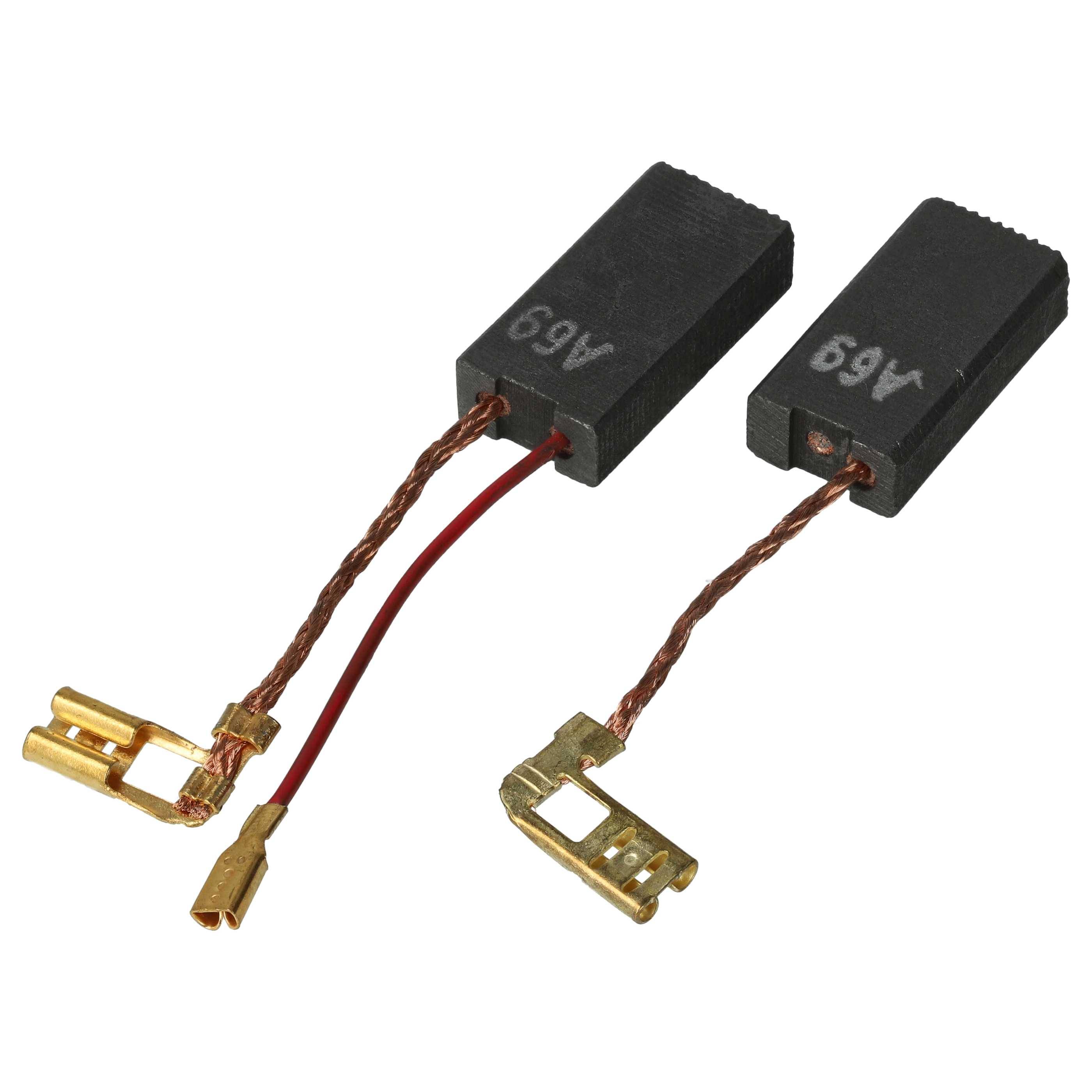 vhbw 2x Kohlebürste 6,2 x 12,5 x 24,8 mm Ersatz für Bosch 1617014144, 1617014135 für Elektrowerkzeug