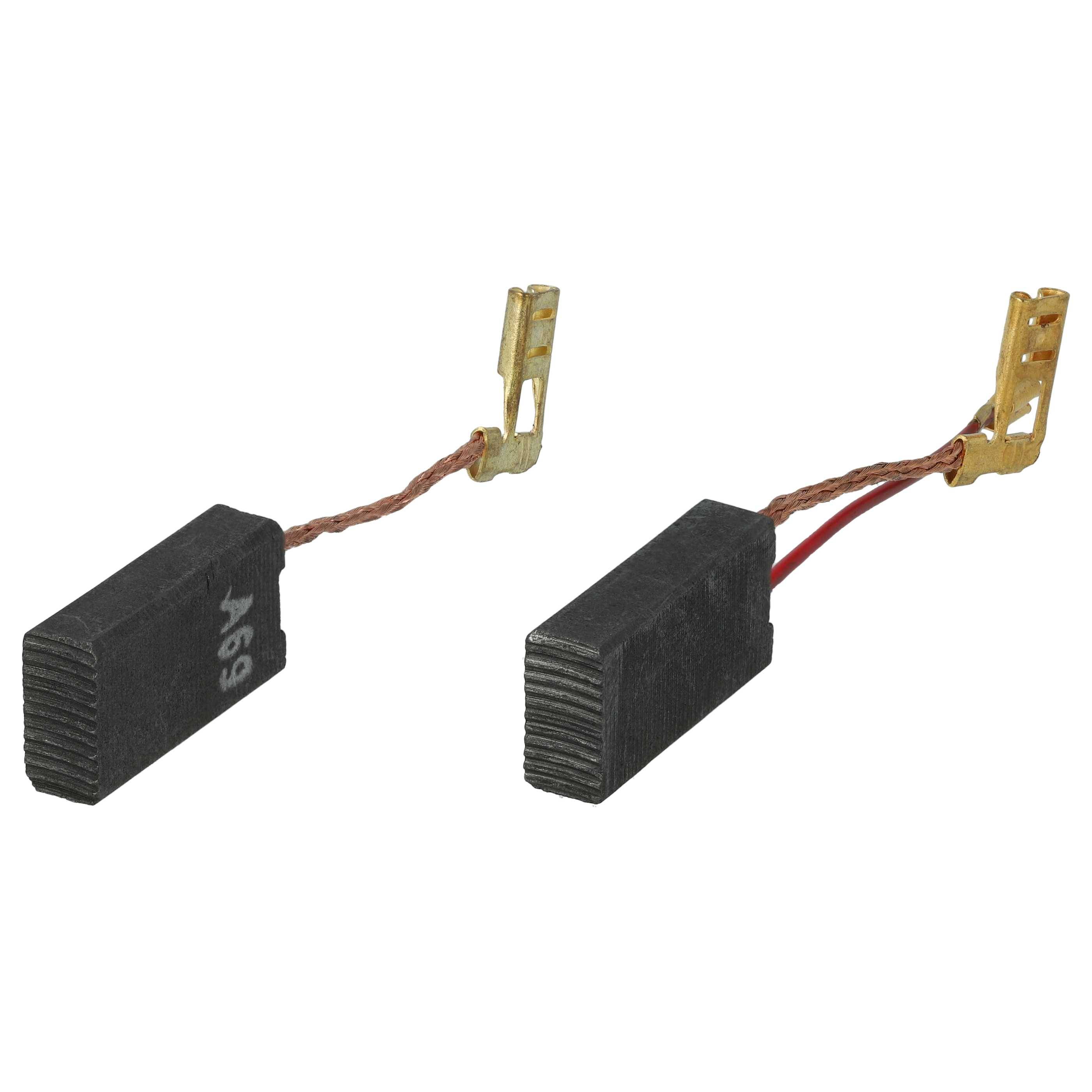 vhbw 2x Kohlebürste 6,2 x 12,5 x 24,8 mm Ersatz für Bosch 1617014144, 1617014135 für Elektrowerkzeug