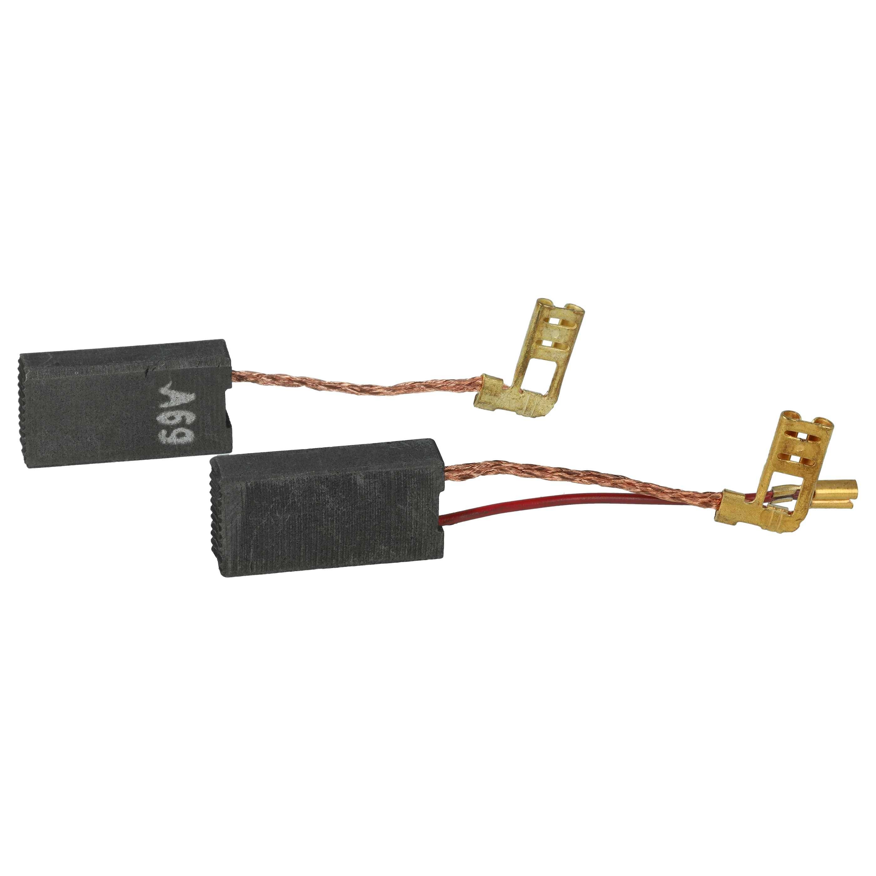 vhbw 2x Kohlebürste 6,2 x 12,5 x 24,8 mm Ersatz für Bosch 1617014144, 1617014135 für Elektrowerkzeug