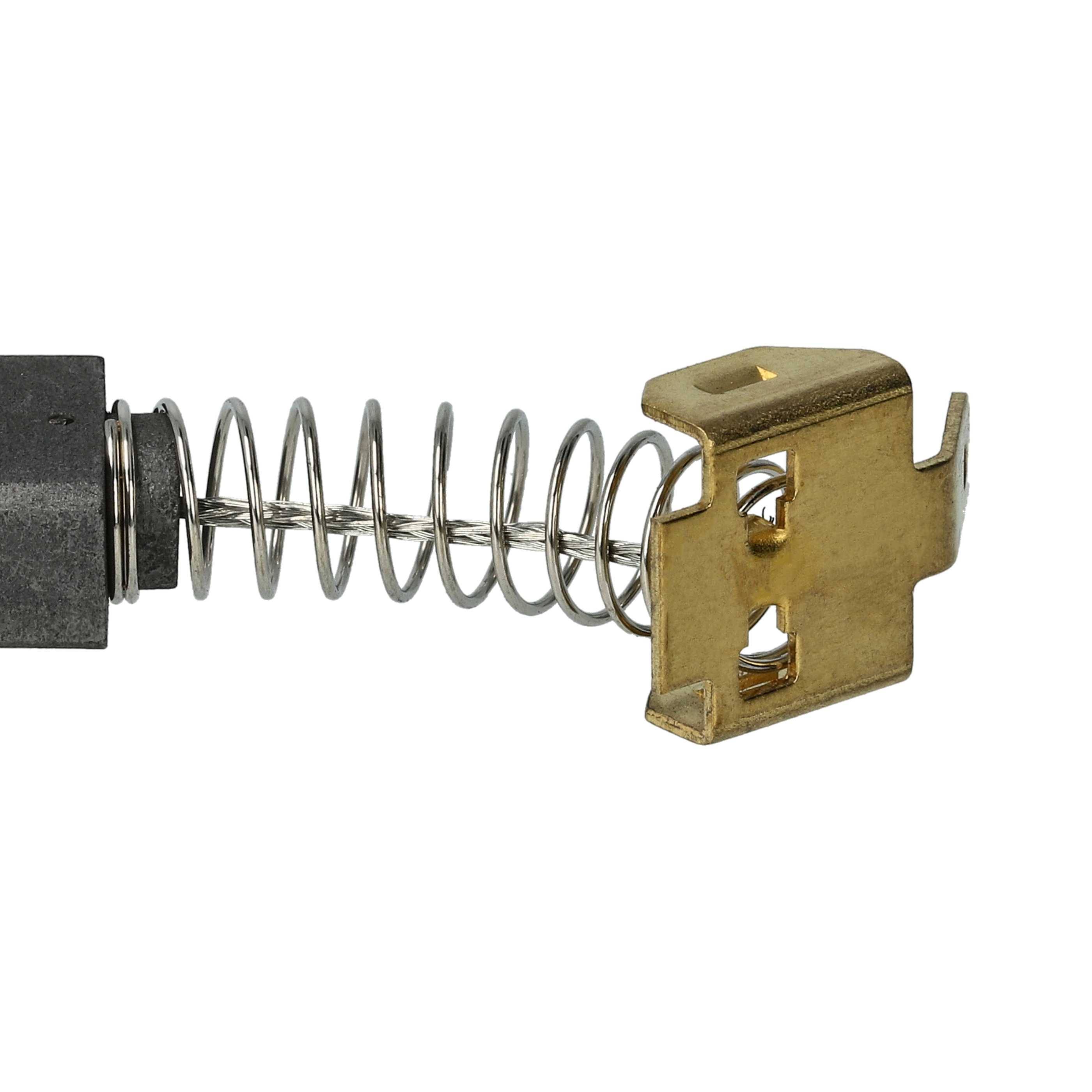 vhbw 2x Kohlebürste 7,25 x 12,5 x 16,3 mm Ersatz für Bosch 1619P01685 für Elektrowerkzeug + Feder