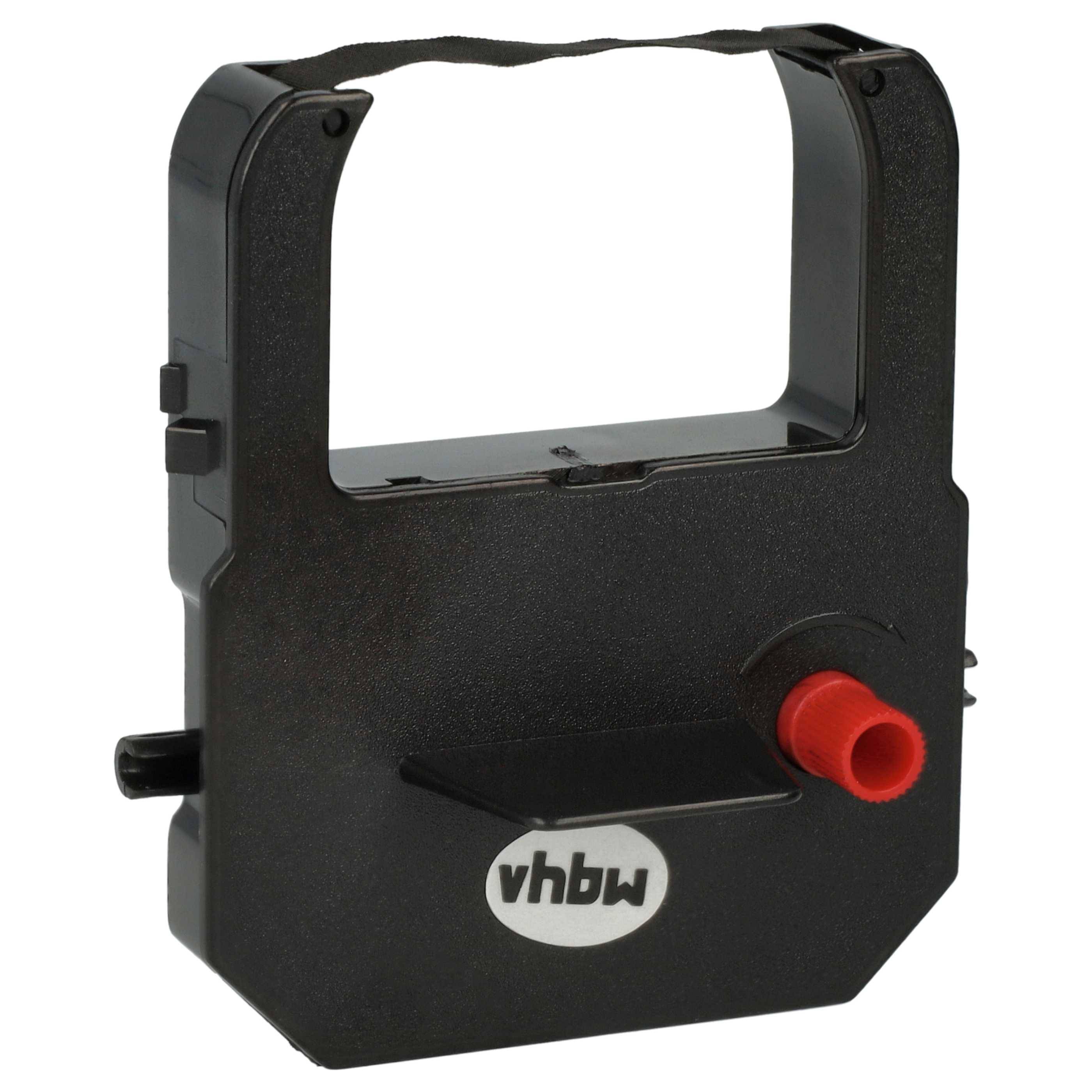 vhbw 5x Farbband Schriftband kompatibel mit Amano MRX-25 Nadeldrucker, Bondrucker - Schwarz