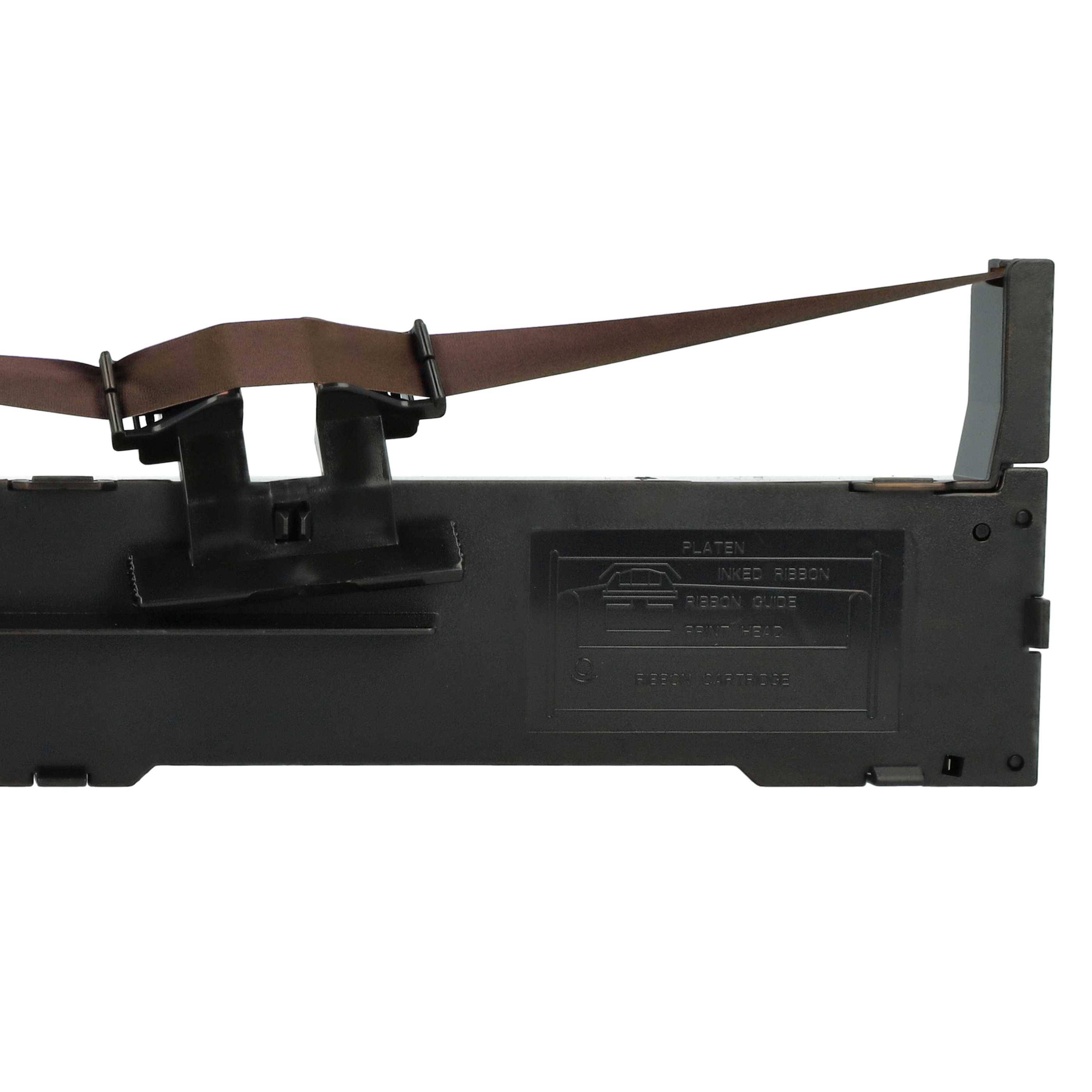 vhbw 1x Farbband Schriftband kompatibel mit Epson LQ-890 Nadeldrucker | Bondrucker - Lila