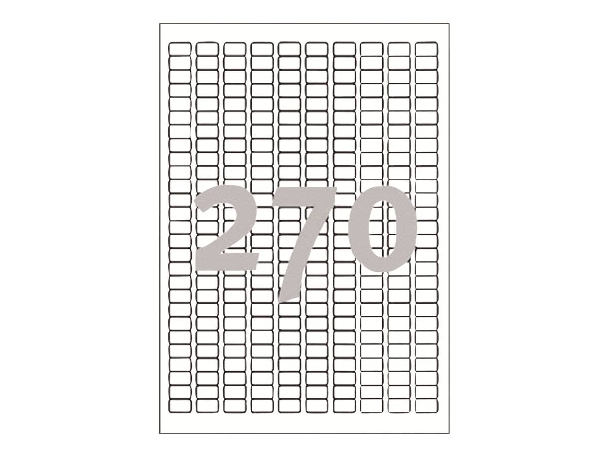 AVERY ZWECKFORM - Avery - Entfernbarer Klebstoff - weiß - 17.8 x 10 mm 6750 Etikett(en) (25 Bogen x 270)