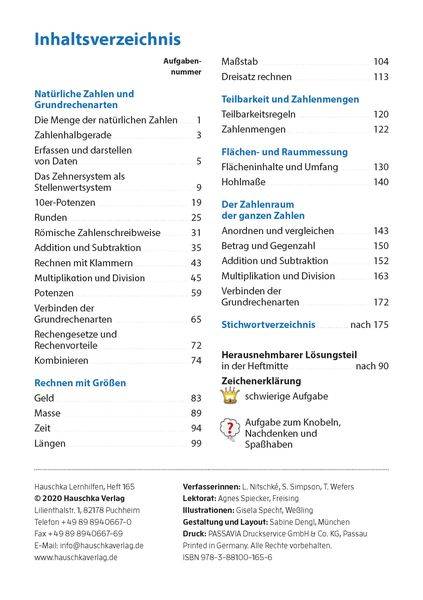 Rechnen und Textaufgaben - Realschule 5. Klasse