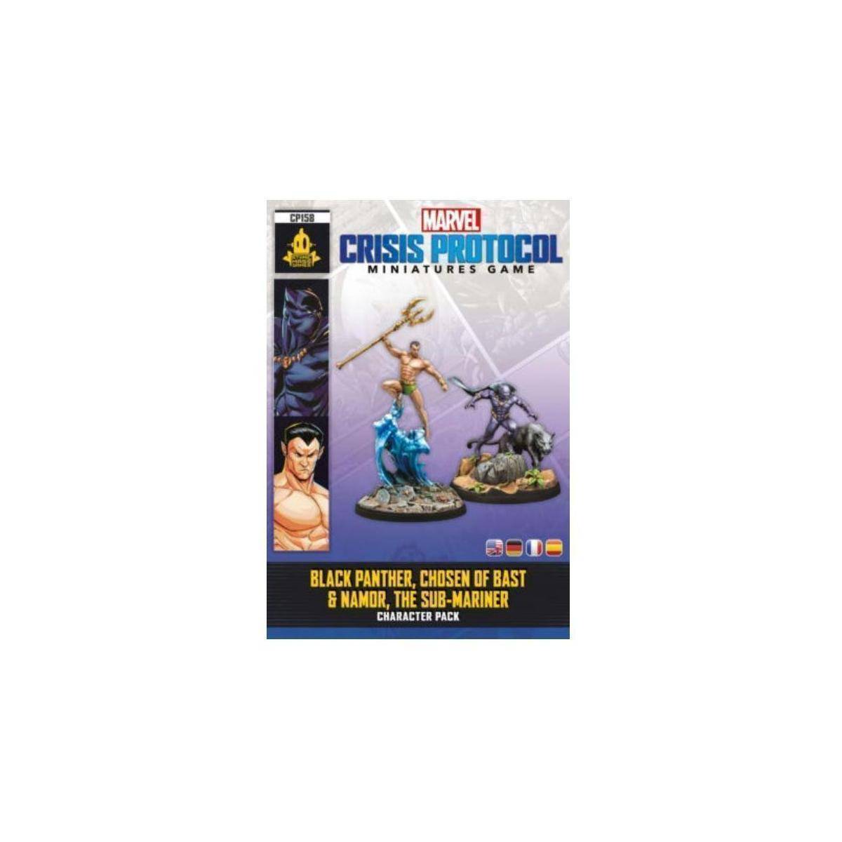 AMGD2114 - Marvel: Crisis Protocol Black Panther, Chosen of Bast & Namor, the Sub-Mariner