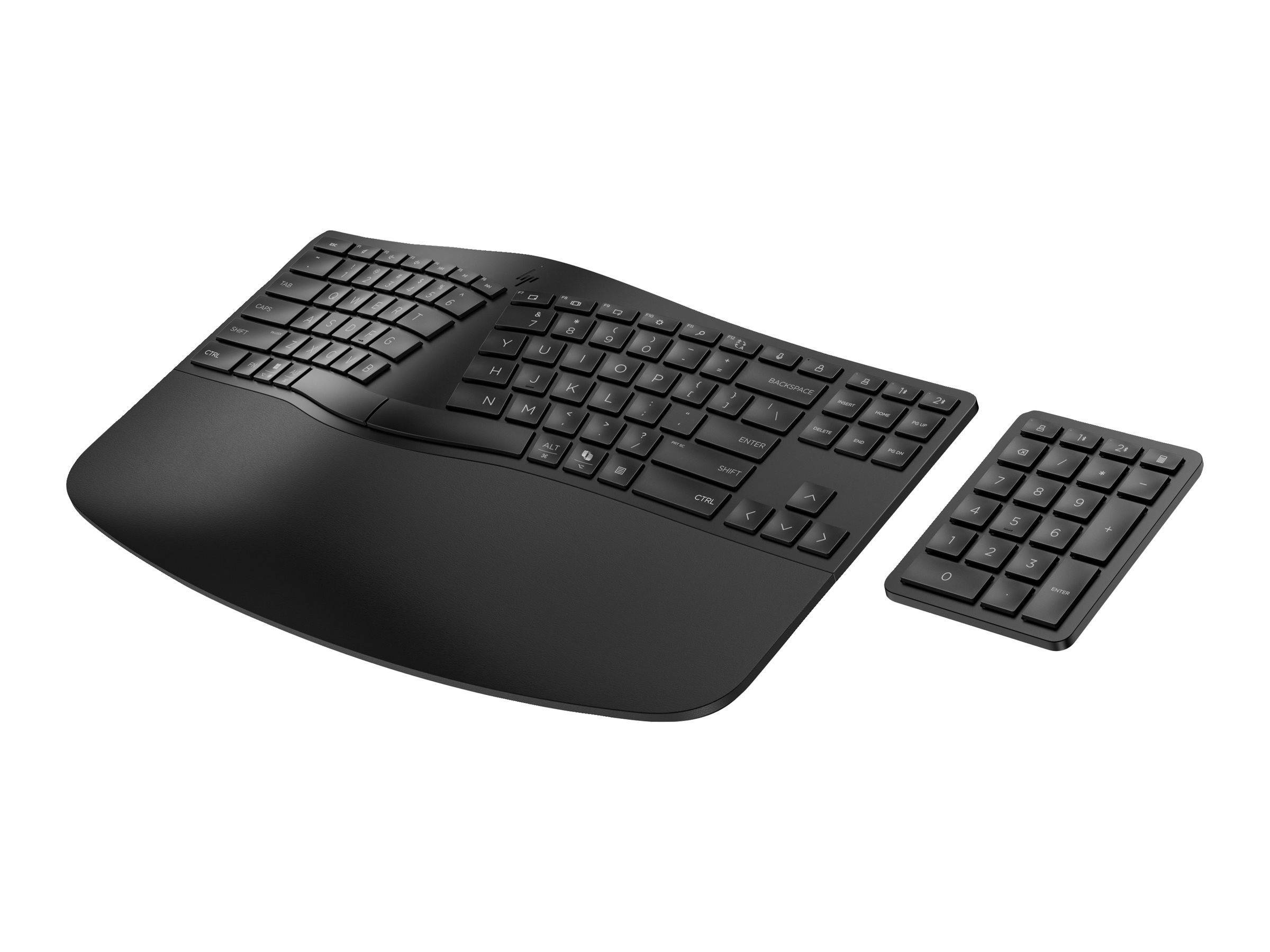 HP 965 - Tastatur-und-Tastenfeld-Set - kompakte Größe, 2-Zonen-Layout, separater Ziffernblock, kurzer Tastenhub, Multi-D