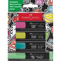 FABER-CASTELL - Graffiti Textmarker farbsortiert 4 St.