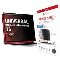 Produktverpackung für einen universellen 16-Zoll-Displayschutz ohne Rahmen 