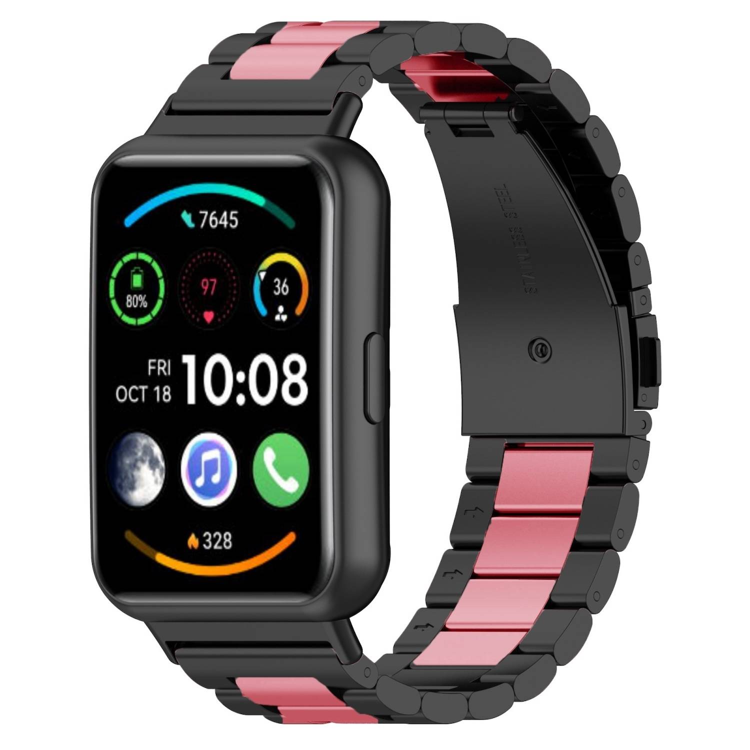 Smartwatch Armband Huawei Watch Fit 5 4 / 5 4 Pro Metall Edelstahl Verschluss