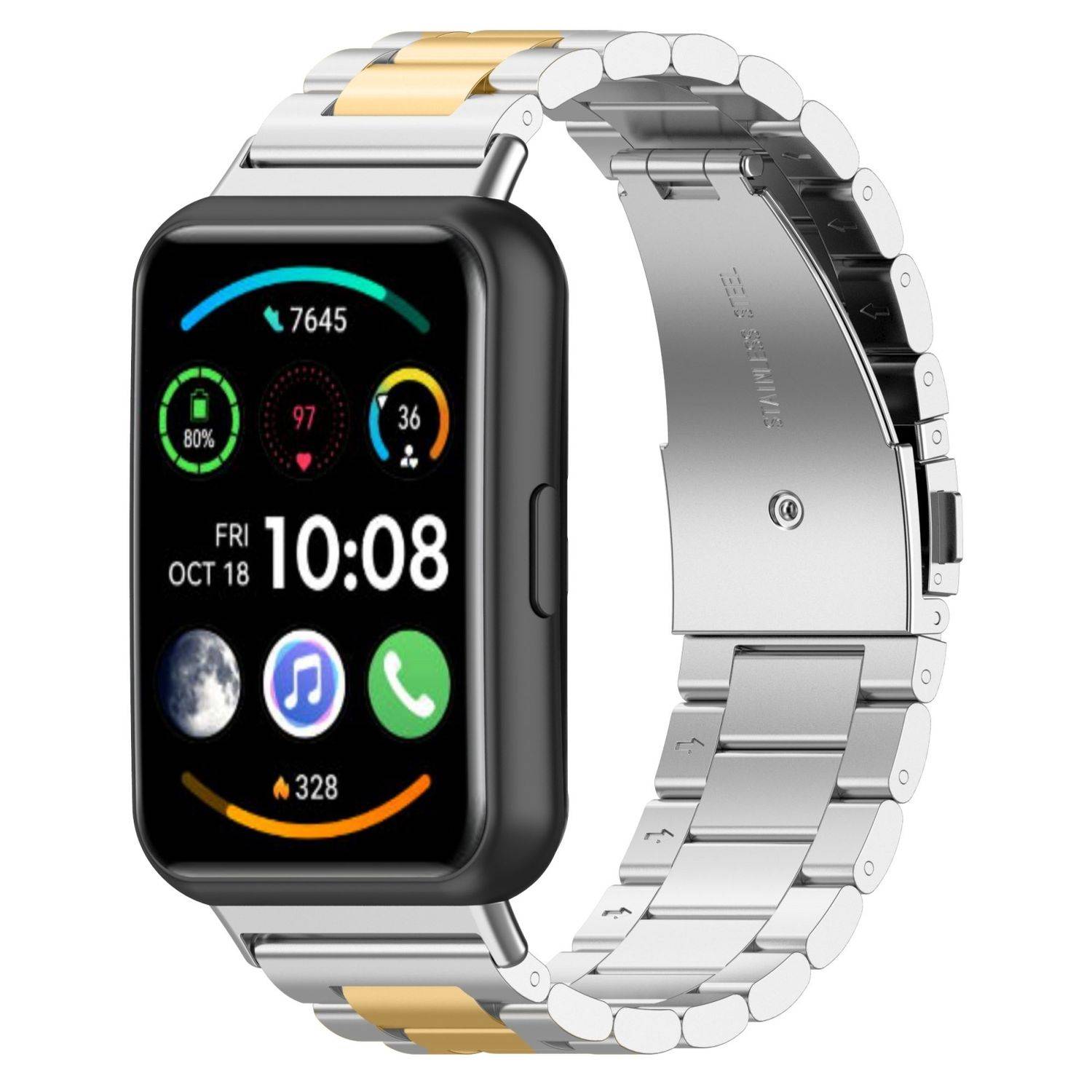 Smartwatch Armband Huawei Watch Fit 5 4 / 5 4 Pro Metall Edelstahl Verschluss