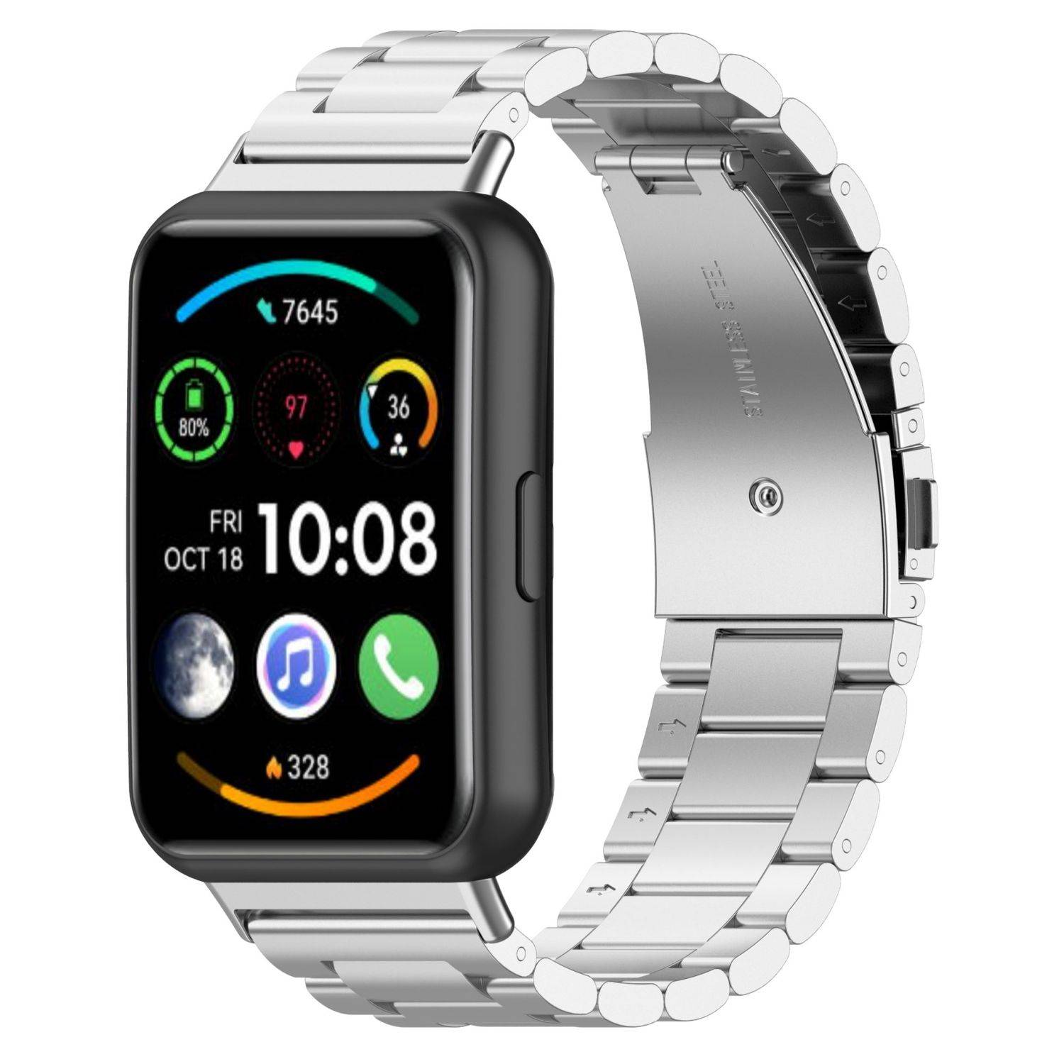 Smartwatch Armband Huawei Watch Fit 5 4 / 5 4 Pro Metall Edelstahl Verschluss
