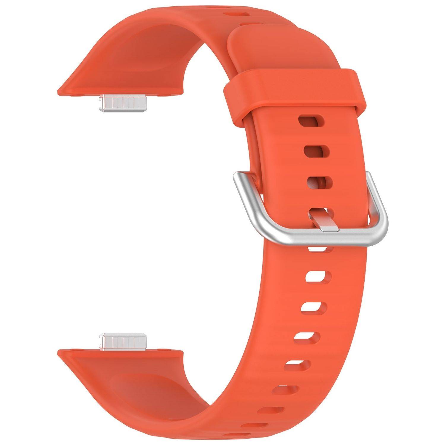 Für Huawei Watch Fit 3 hochwertige Silikon Armband Watch Ersatz Orange