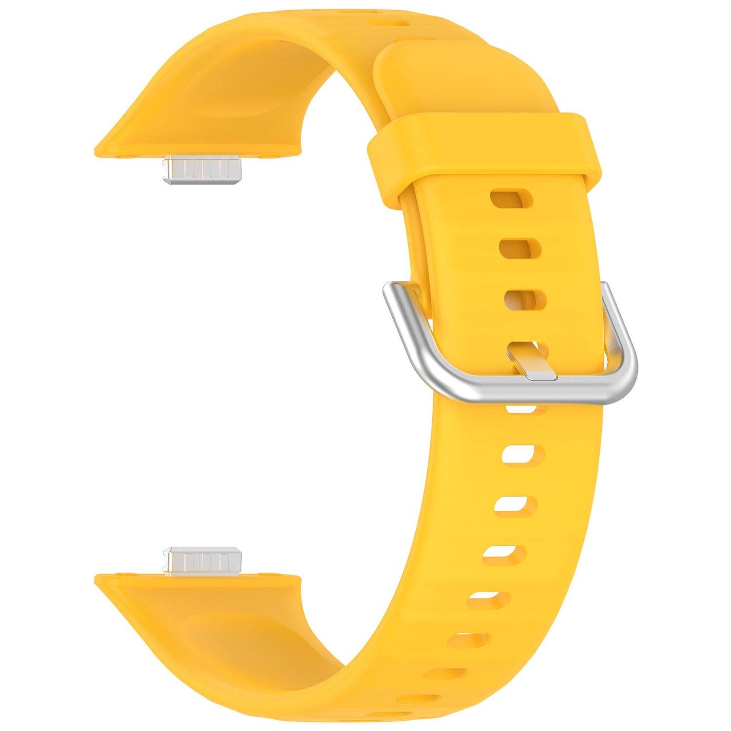 Smartwatch Armband Huawei Watch Fit 5 4 / 5 4 Pro / 3 hochwertiges Silikon Gelb