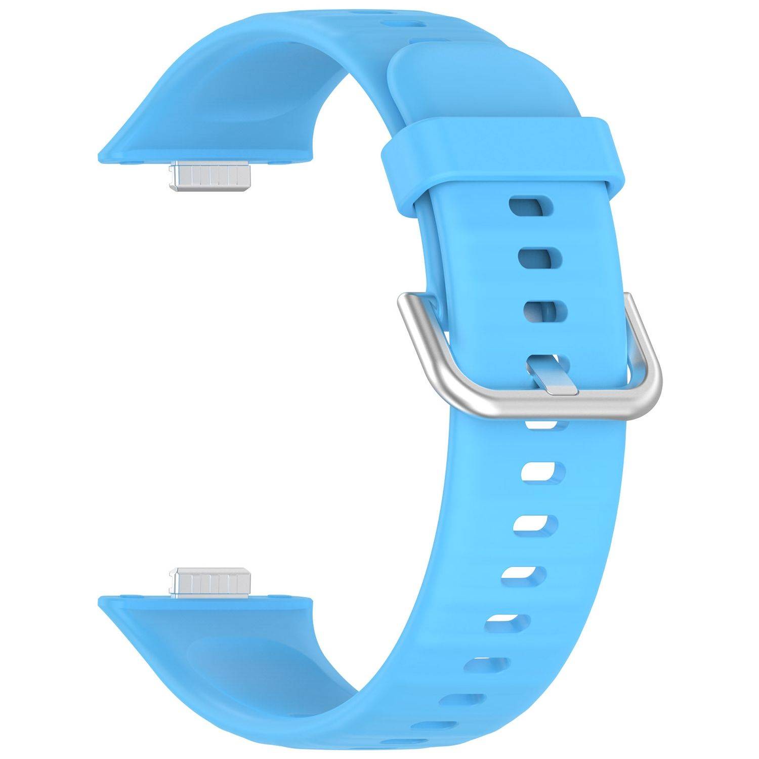 Für Huawei Watch Fit 3 hochwertiges Silikon Watch Arm Band Ersatz Blau