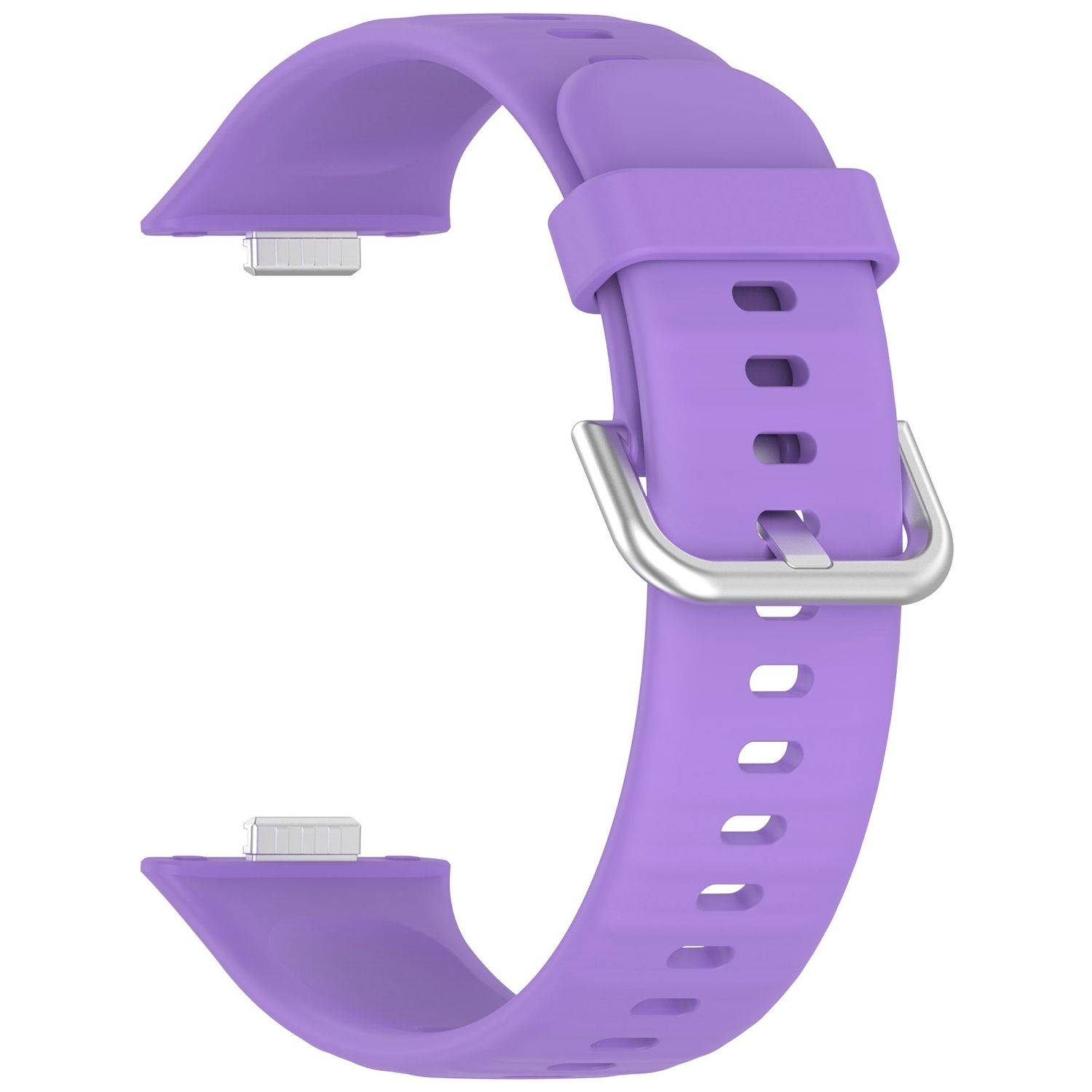 Für Huawei Watch Fit 3 hochwertiges Silikon Watch Arm Band Ersatz Lila