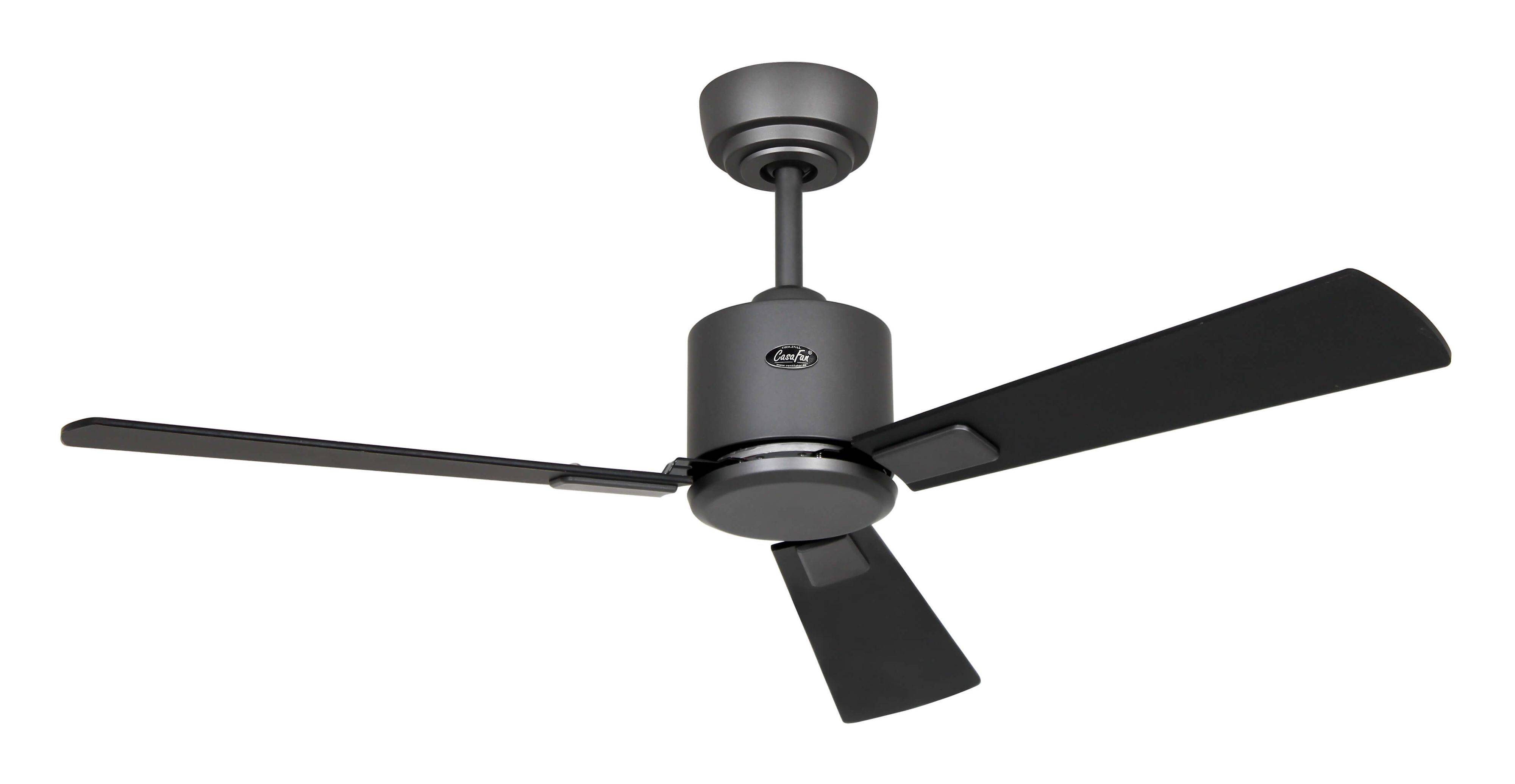 Deckenventilator Eco Neo III 103 BG Schwarz / Teak