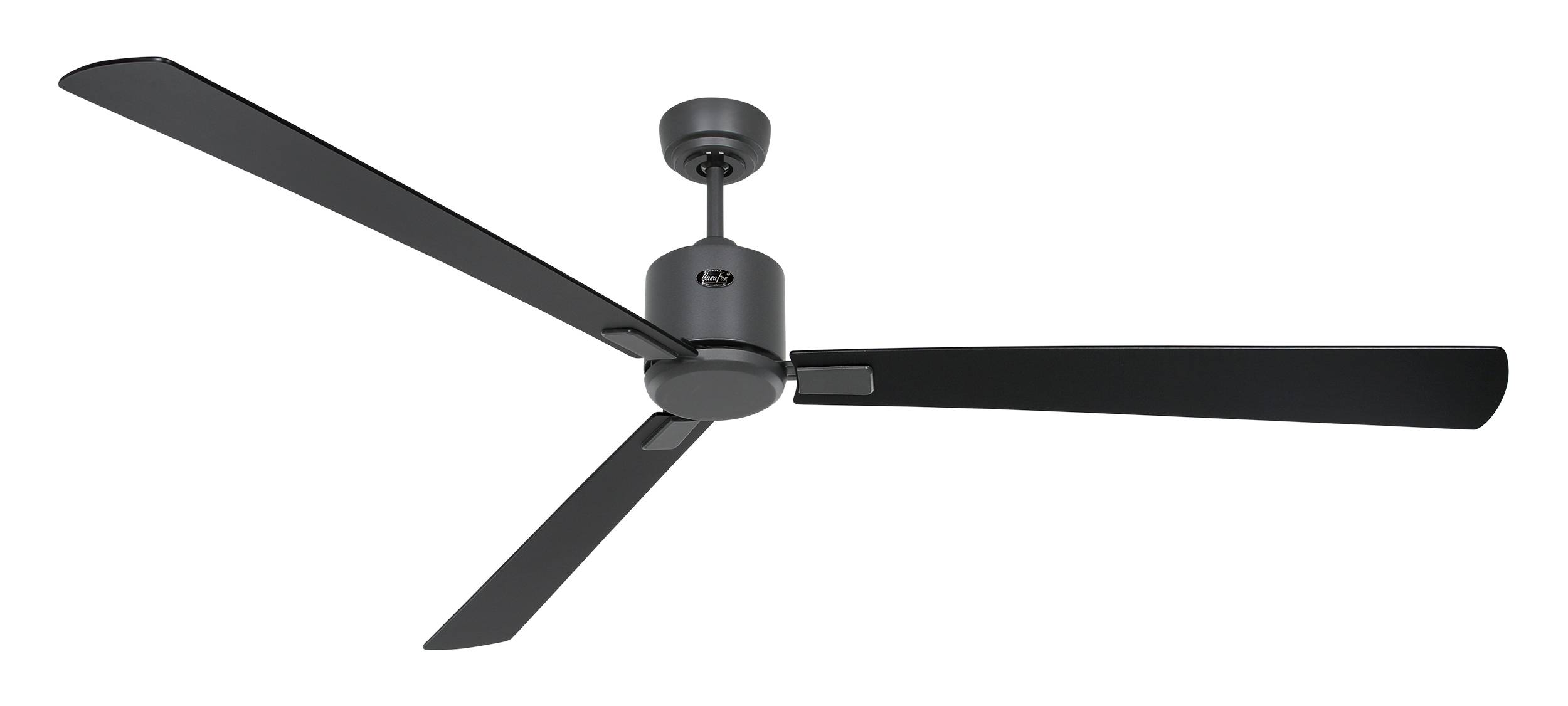 Deckenventilator Eco Neo III 180 BG Schwarz / Teak