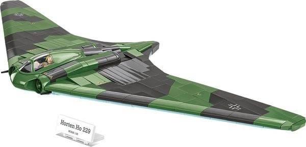 COBI Historical Collection 5757 - Horten HO 229, Nurflügel Flugzeug WWII, 953 Klemmbausteine, 1 Figur