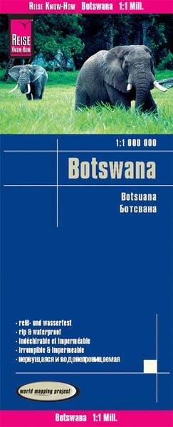Reise Know-How Landkarte Botswana 1 : 1.000.000