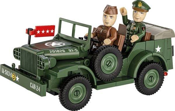 COBI Historical Collection 3111 - Dodge WC-56 Command Car, Bausatz 1:35, 208 Teile und 2 Spielfiguren