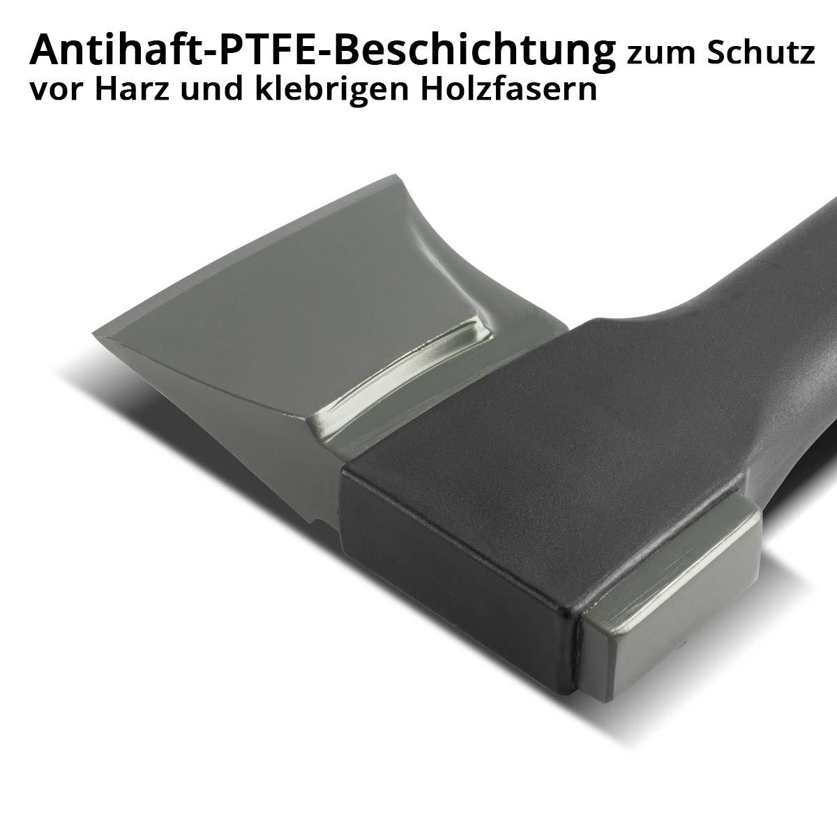 STAHLWERK Axt 3er Set 355/ 445/ 775 mm Beil aus Carbon-Stahl mit Fiberglas-Griff