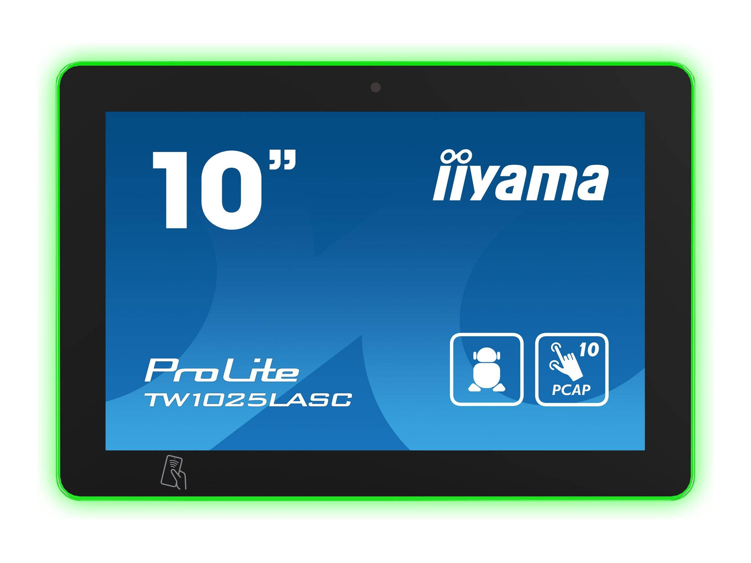 iiyama ProLite TW1025LASC-B1PNR - Android-PC - Touchpanel-PC - 1 RK3399 / 1.8 GHz - RAM 4 GB - SSD - eMMC 32 GB - 1GbE,