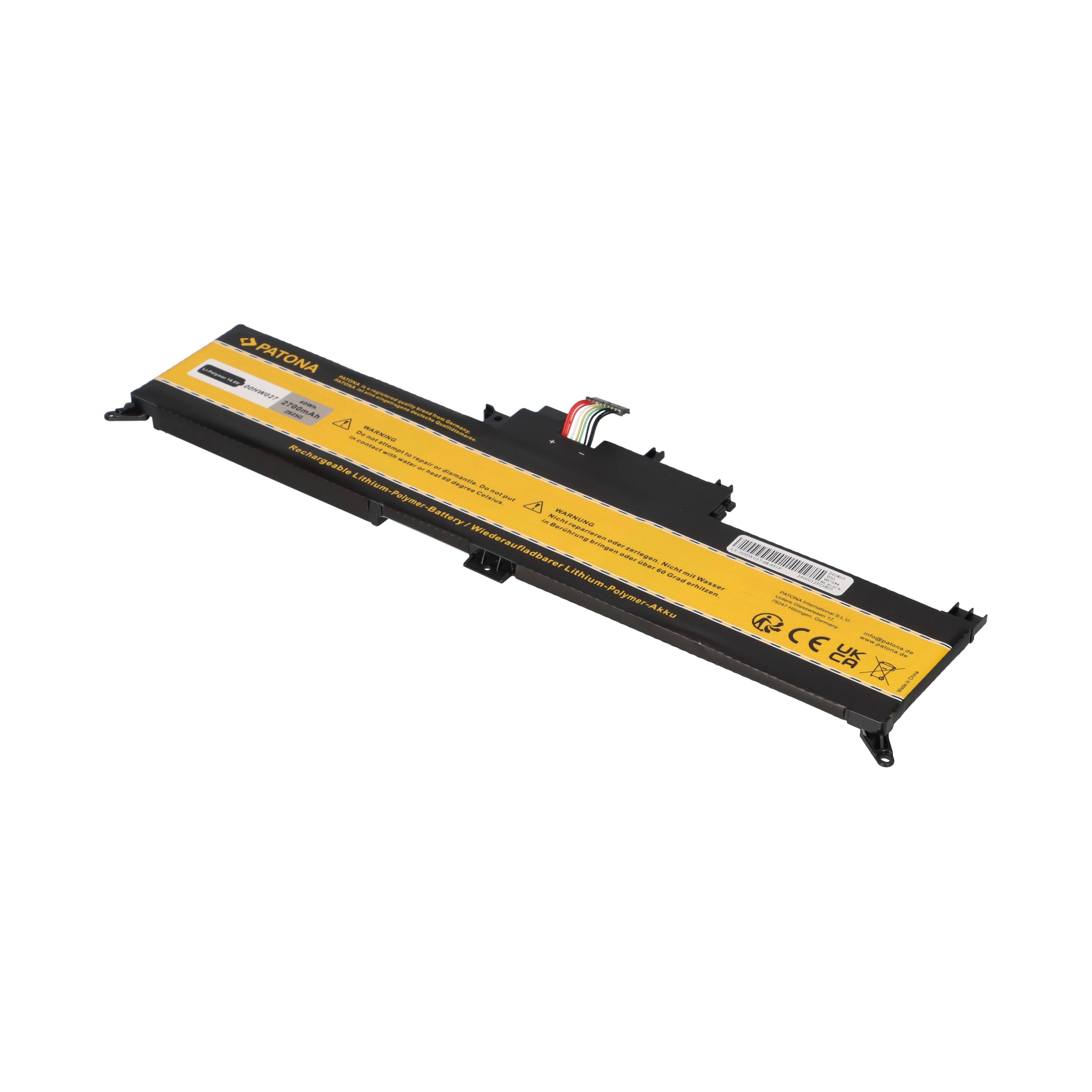 PATONA Akku für Lenovo ThinkPad X380 Yoga 00HW027