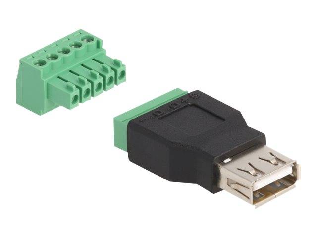 Delock USB-Adapter - 5-poliger Anschlussblock zu USB (W) - USB 2.0 - 5 V - 2 A -
