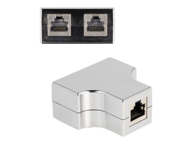 Delock Netzwerkadapter - RJ-45 (W) zu RJ-45 (W) - STP - CAT 5e