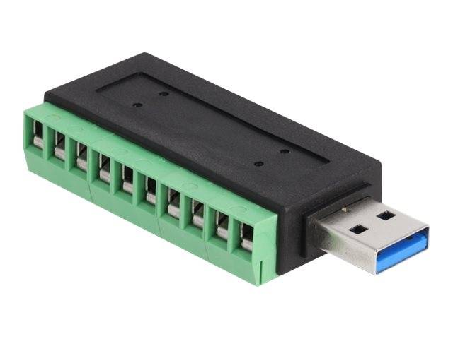 Delock USB-Adapter - 10-poliger Anschlussblock zu USB Typ A (M) - USB 3.2 Gen 1