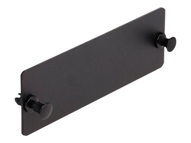 Delock Glasfaser-Blindblech - Schwarz - Fiber Optic Blind Panel black