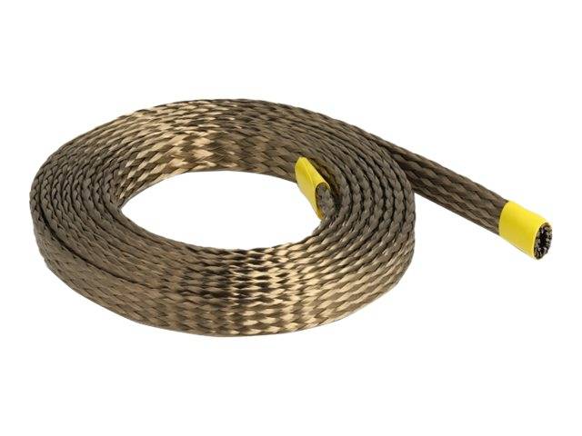 Delock Kabelmanagement-Tülle - 10 mm, braided, made of basalt fibers - 2 m - bra