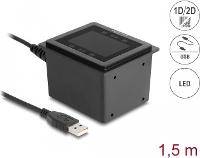 Delock Barcode-Scanner - integriert - 60 Scans/Sek. - decodiert - USB